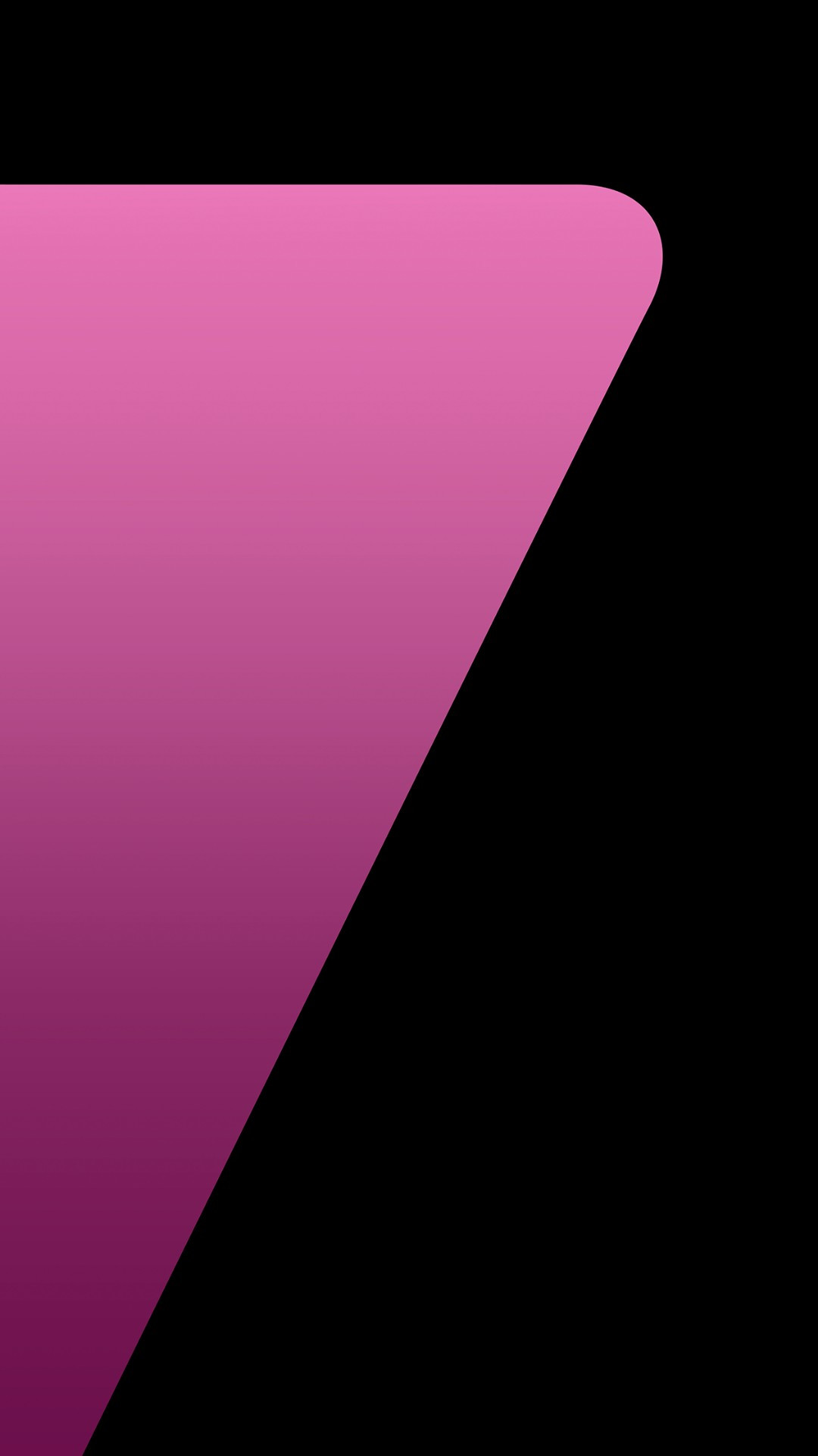 Sfondo Galaxy S7, Forma rosa, Sfondo nero, Full HD, schermata di blocco Samsung S26