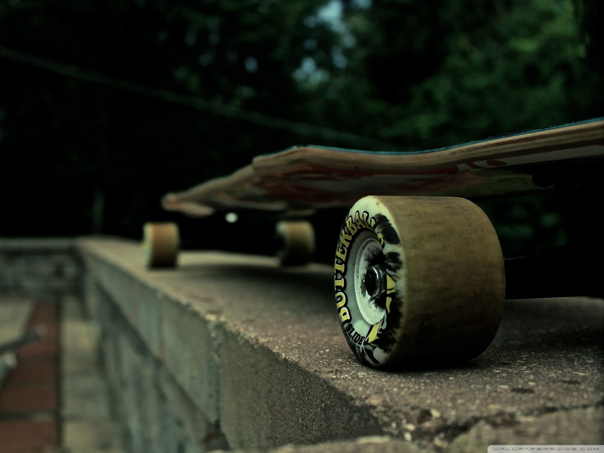 Longboard, Ruote, Primo piano, Muretto, Full HD, schermata di blocco iPad
