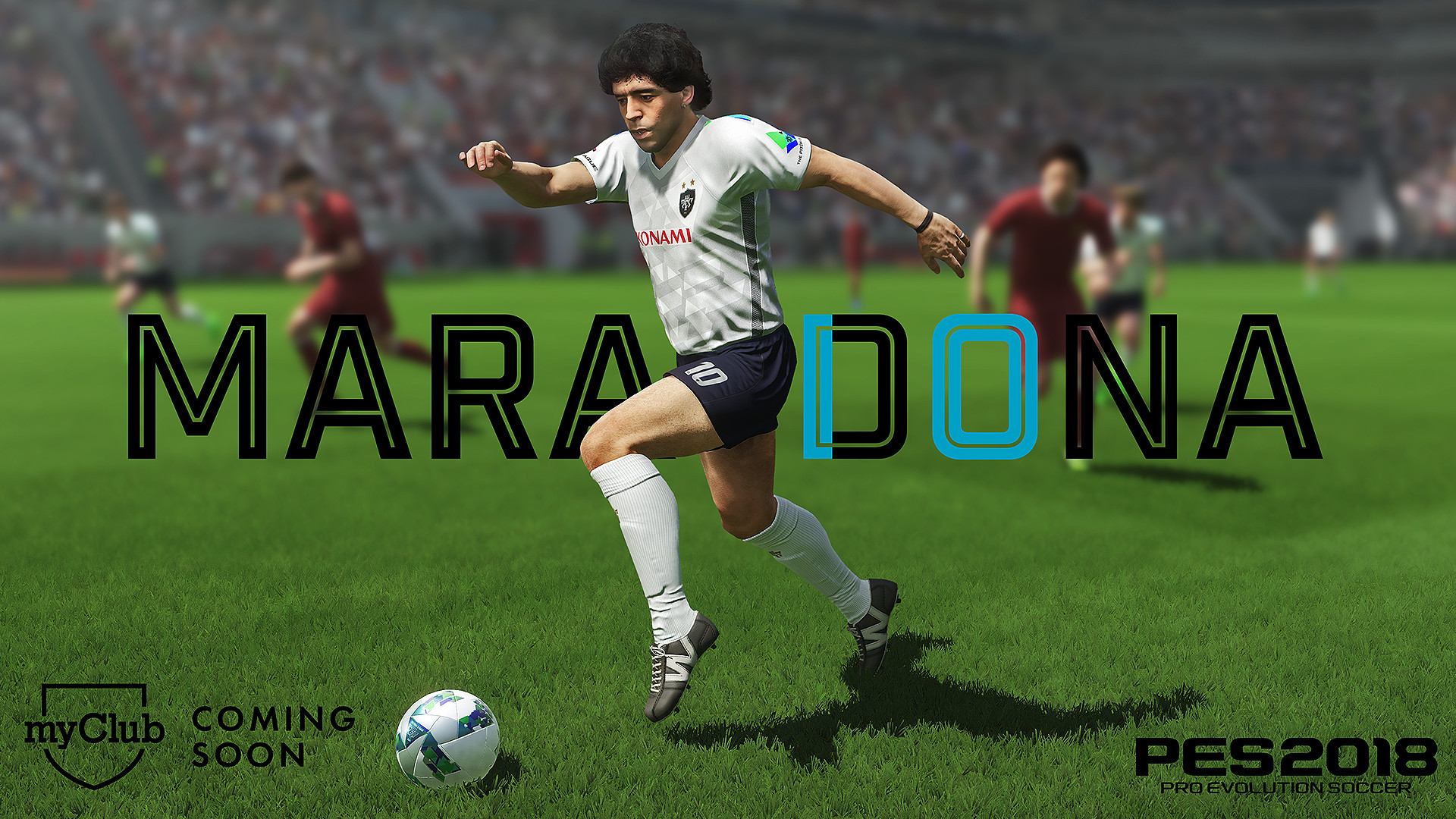Diego Armando Maradona, PES 2018, Videogioco, myClub, Full HD, wallpaper per portatile