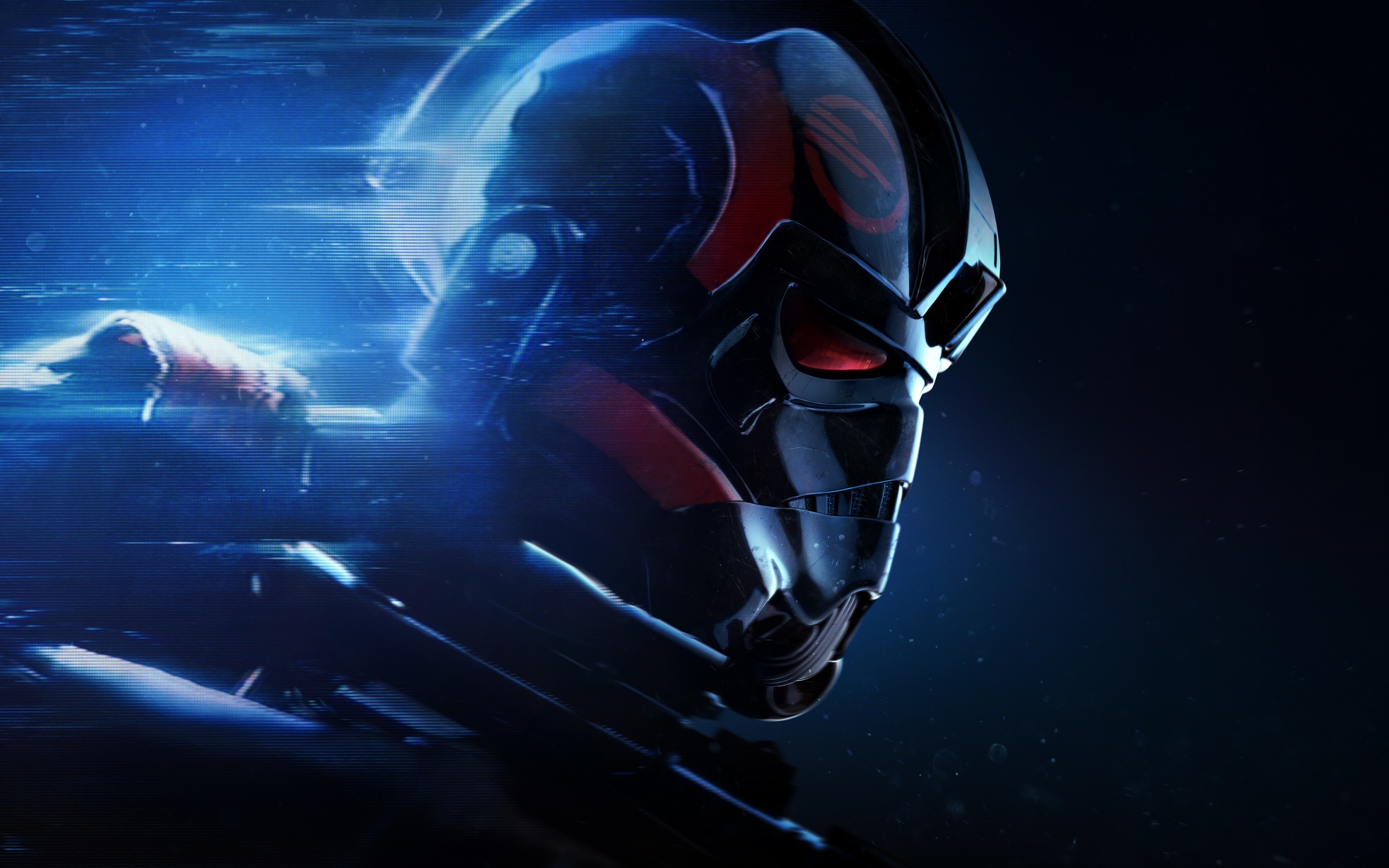 Star Wars Battlefront II, Iden Versio, Casco, Blu, 2880x1800, sfondo per PC