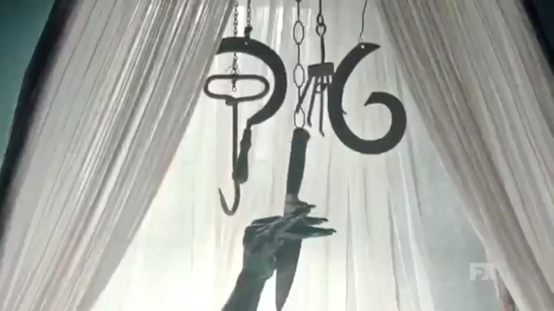 American Horror Story: Asylum, Ganci, Catene, Tende, Mano, Full HD, sfondo desktop
