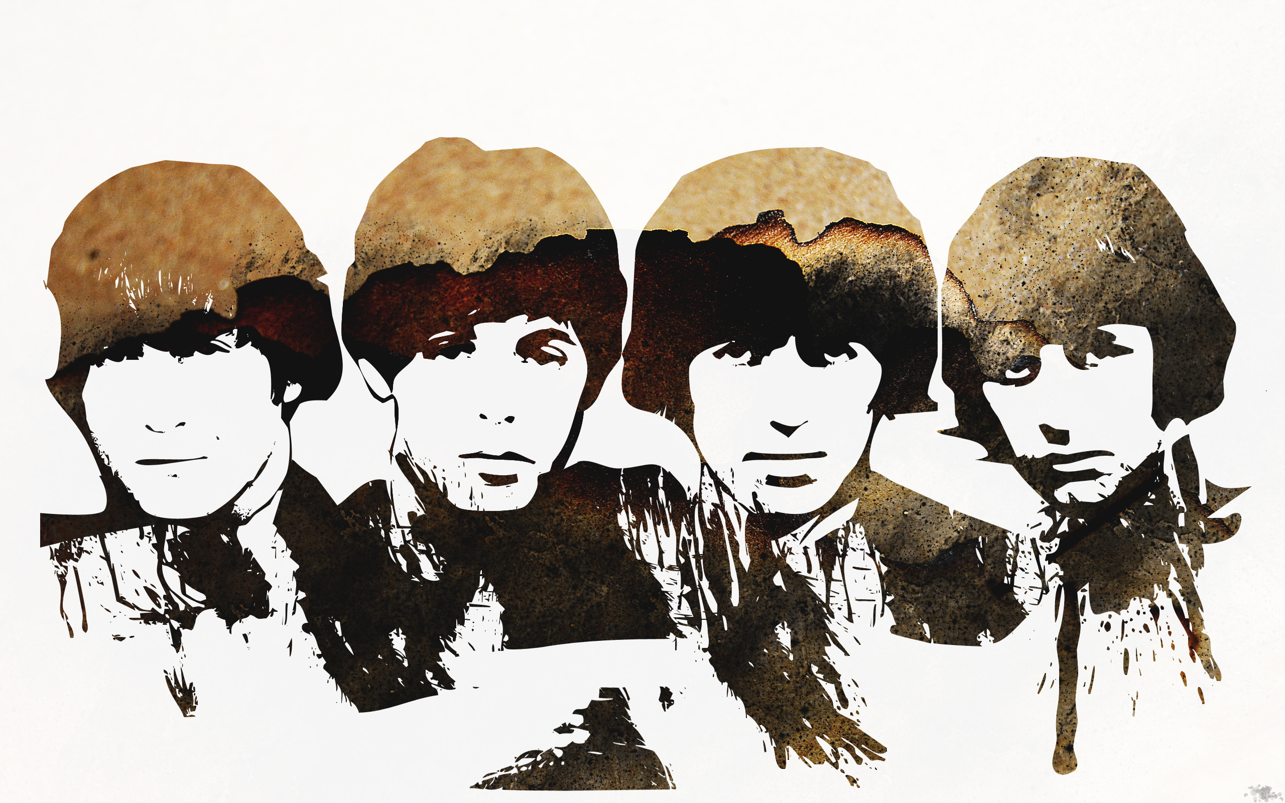 The Beatles, Acquerello, Ritratti, Arte, 2560x1600, sfondo per PC
