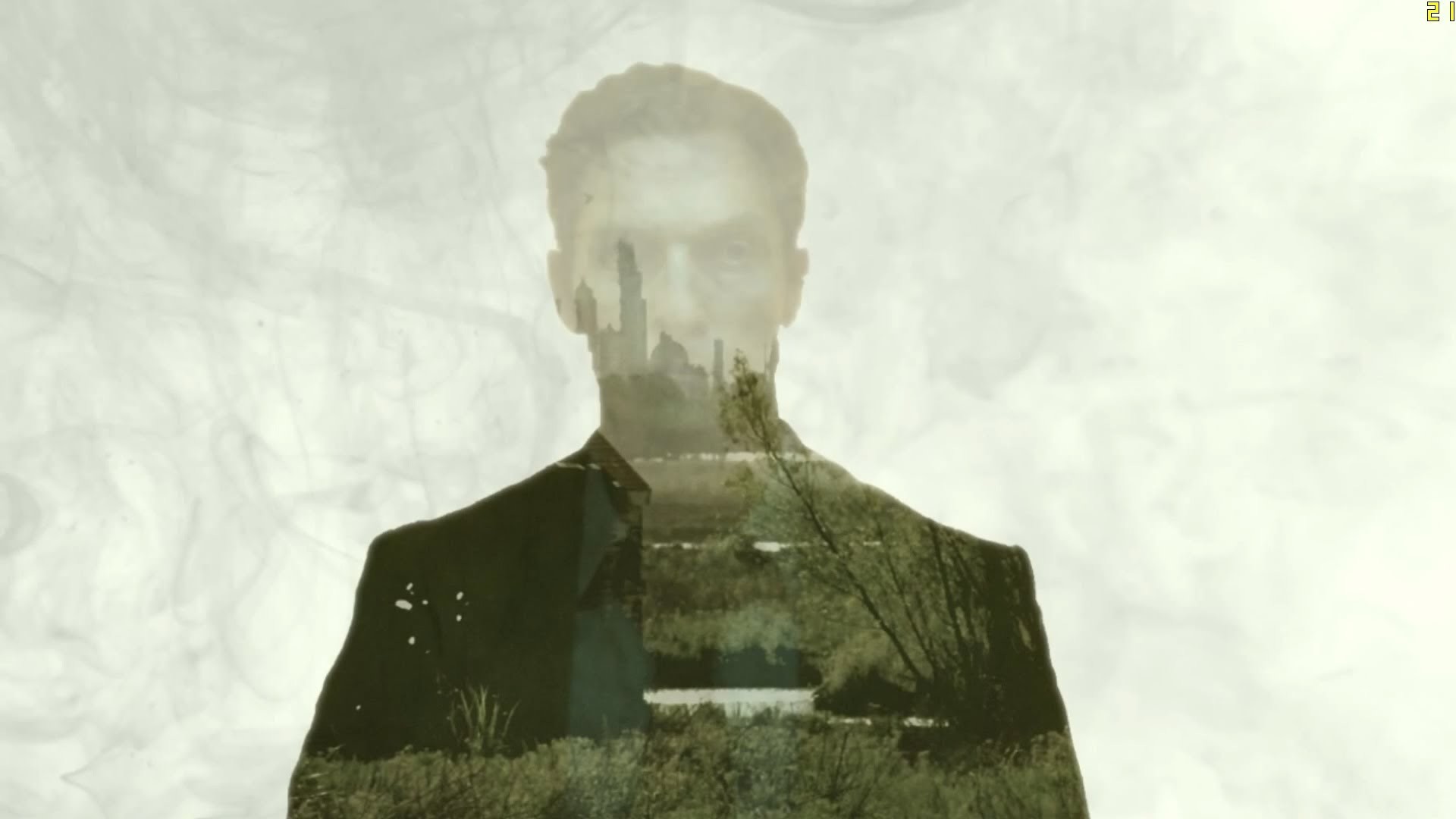 True Detective, Doppia esposizione, Silhouette, Toni seppia, Full HD 1080p, sfondo desktop