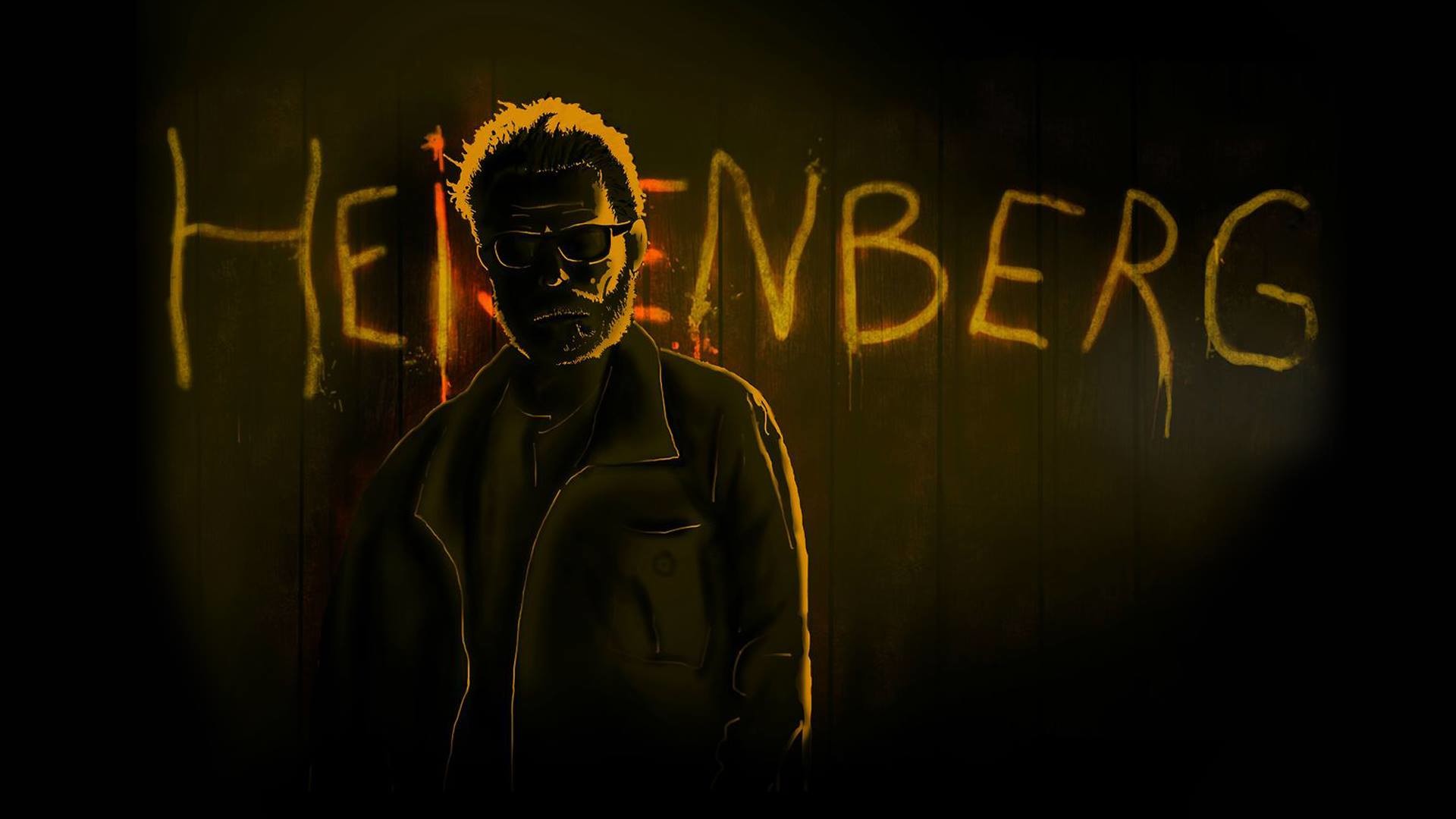 Heisenberg, Walter White, Breaking Bad, Scritta, Buio, Full HD, sfondo per PC