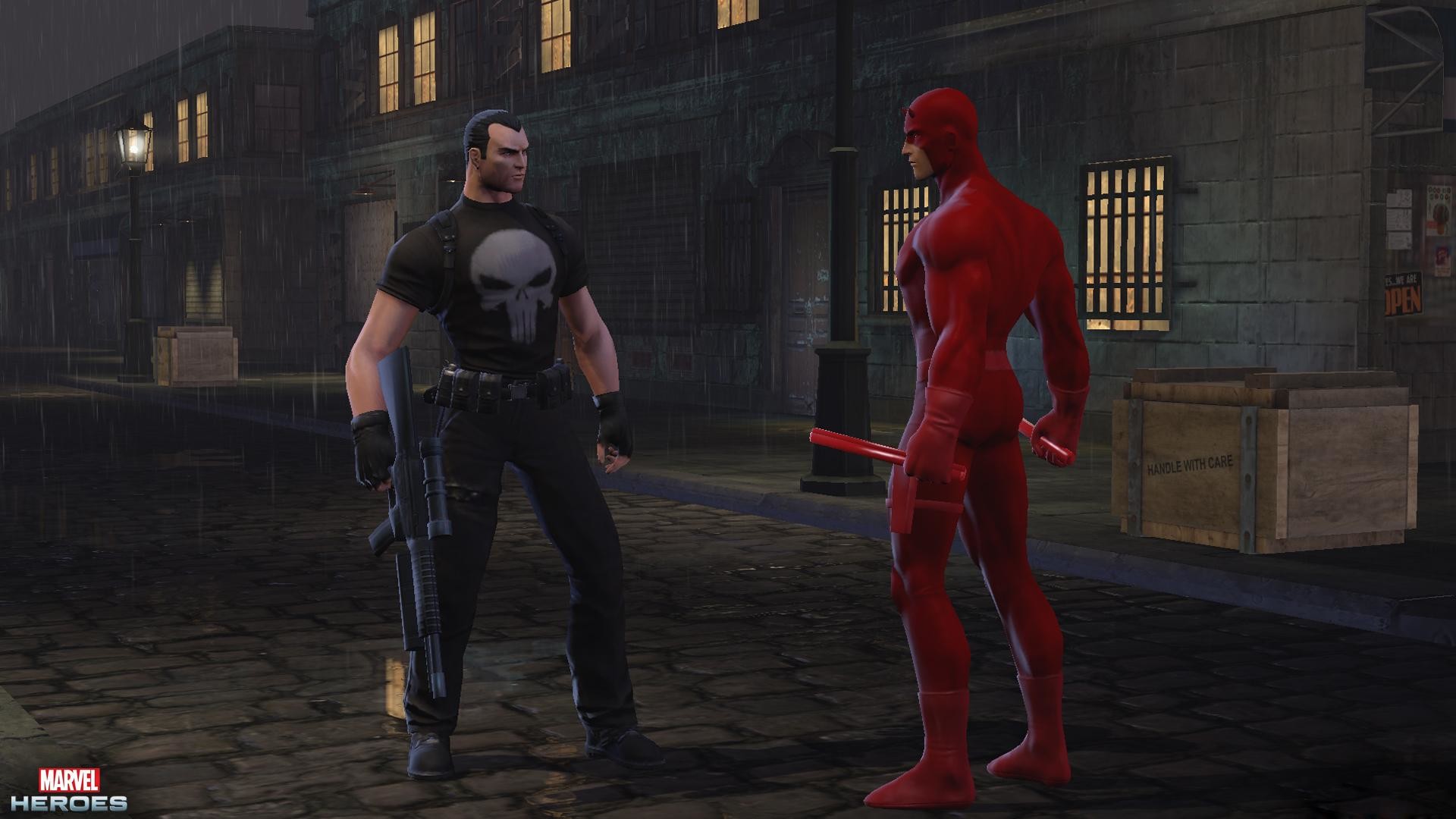 Daredevil, Punisher, Marvel Heroes, Videogioco, Full HD, sfondo per PC
