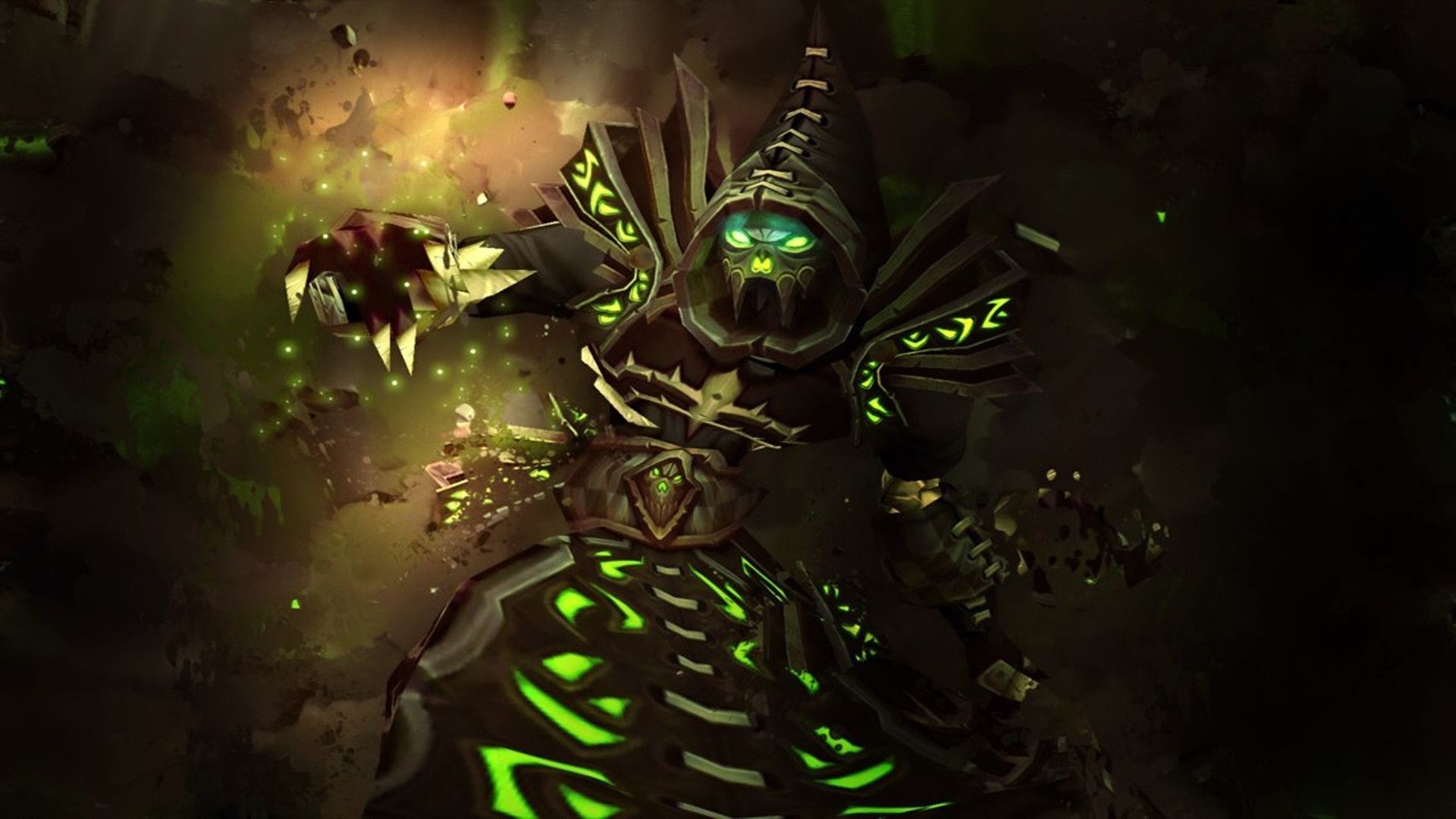 World of Warcraft, Goblin, Armatura, Verde, Fantasy, 1920x1080, wallpaper desktop