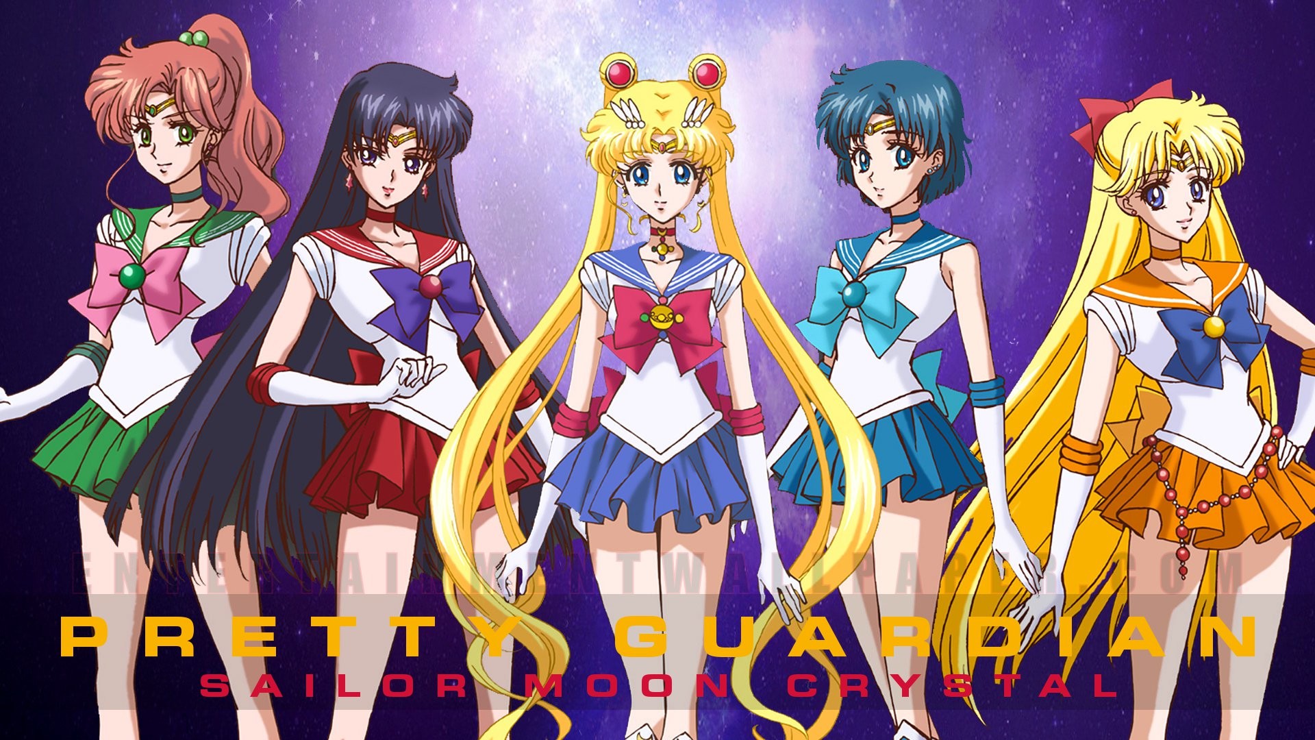 Pretty Guardian Sailor Moon Crystal, Sailor Moon, Sailor Mars, Sailor Mercury, Sailor Jupiter, Sailor Venus, sfondo 1080p
