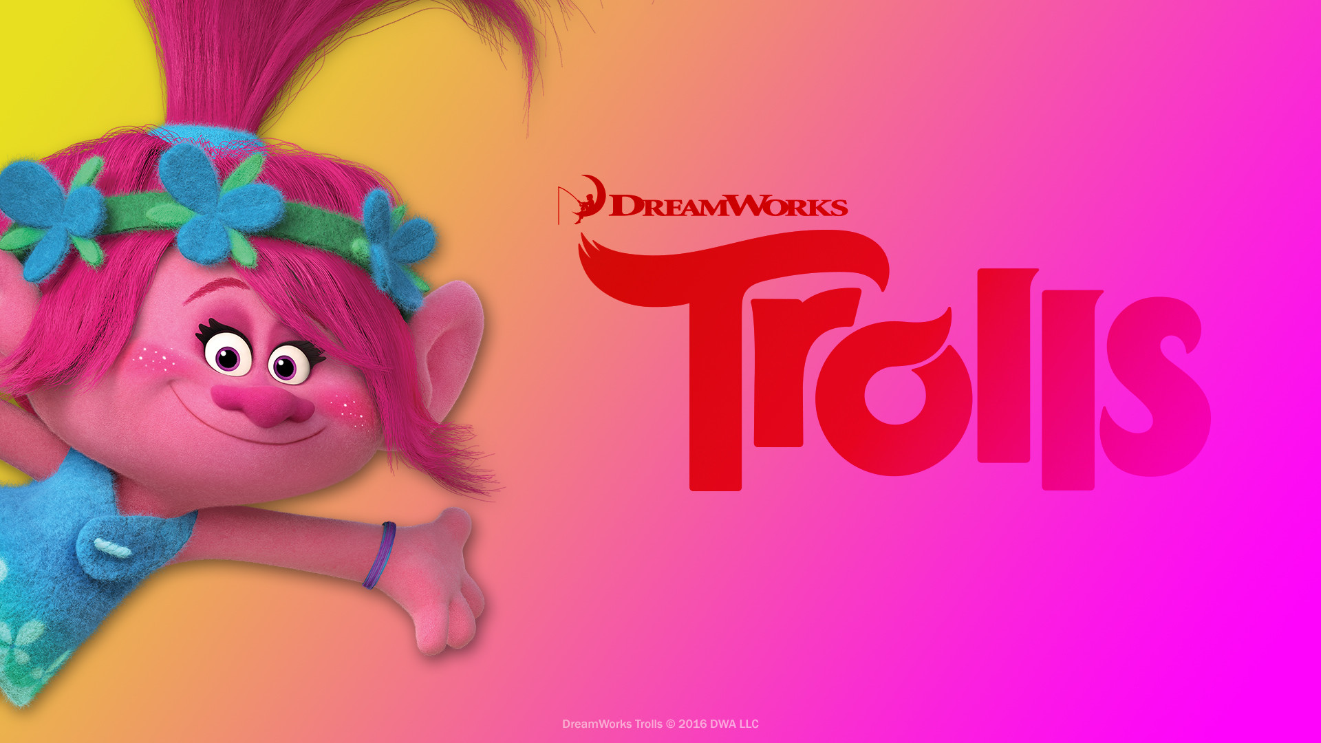 Poppy, Trolls, DreamWorks, Rosa, Full HD 1080p, sfondo desktop