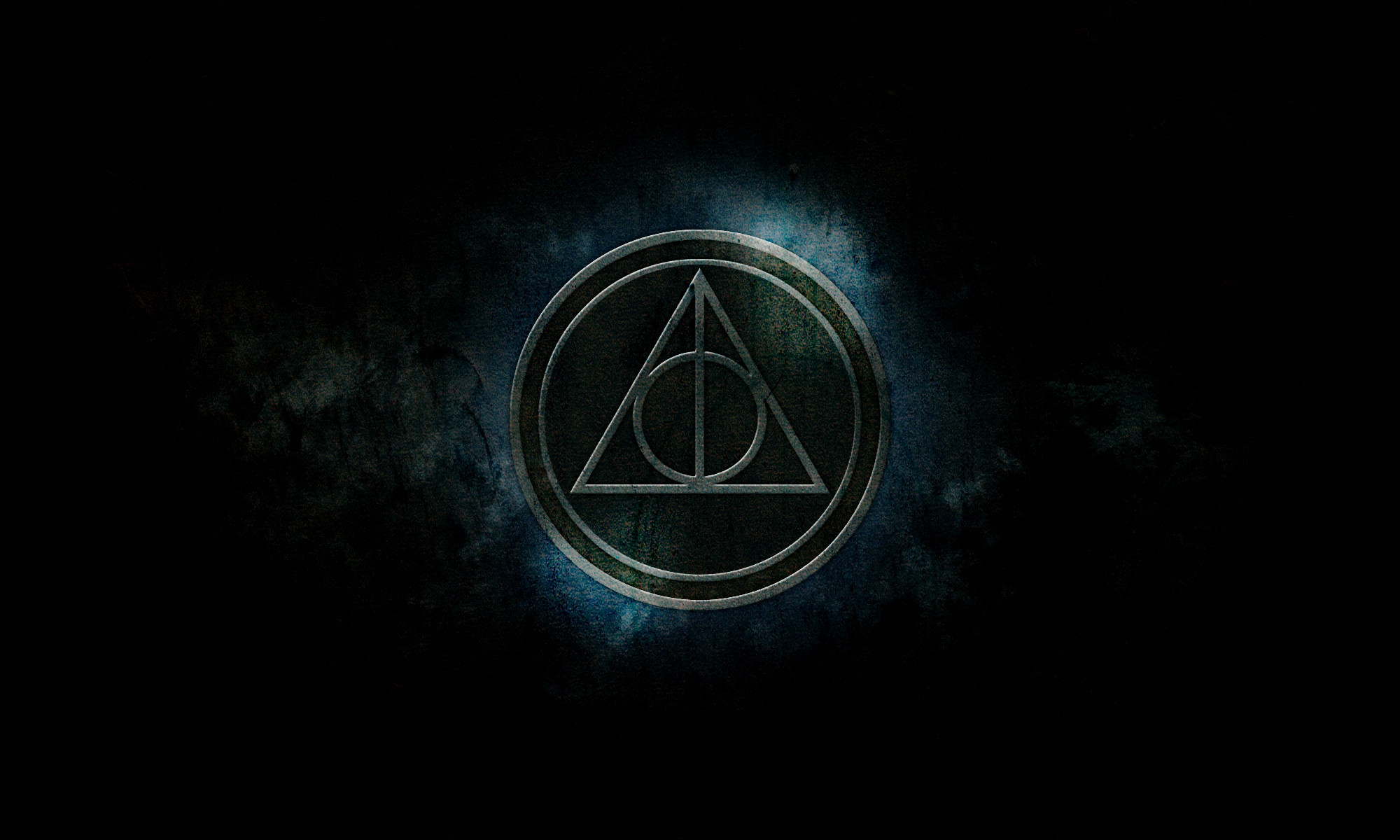 Doni della Morte, Harry Potter, Simbolo, Sfondo scuro, Full HD, wallpaper per portatile