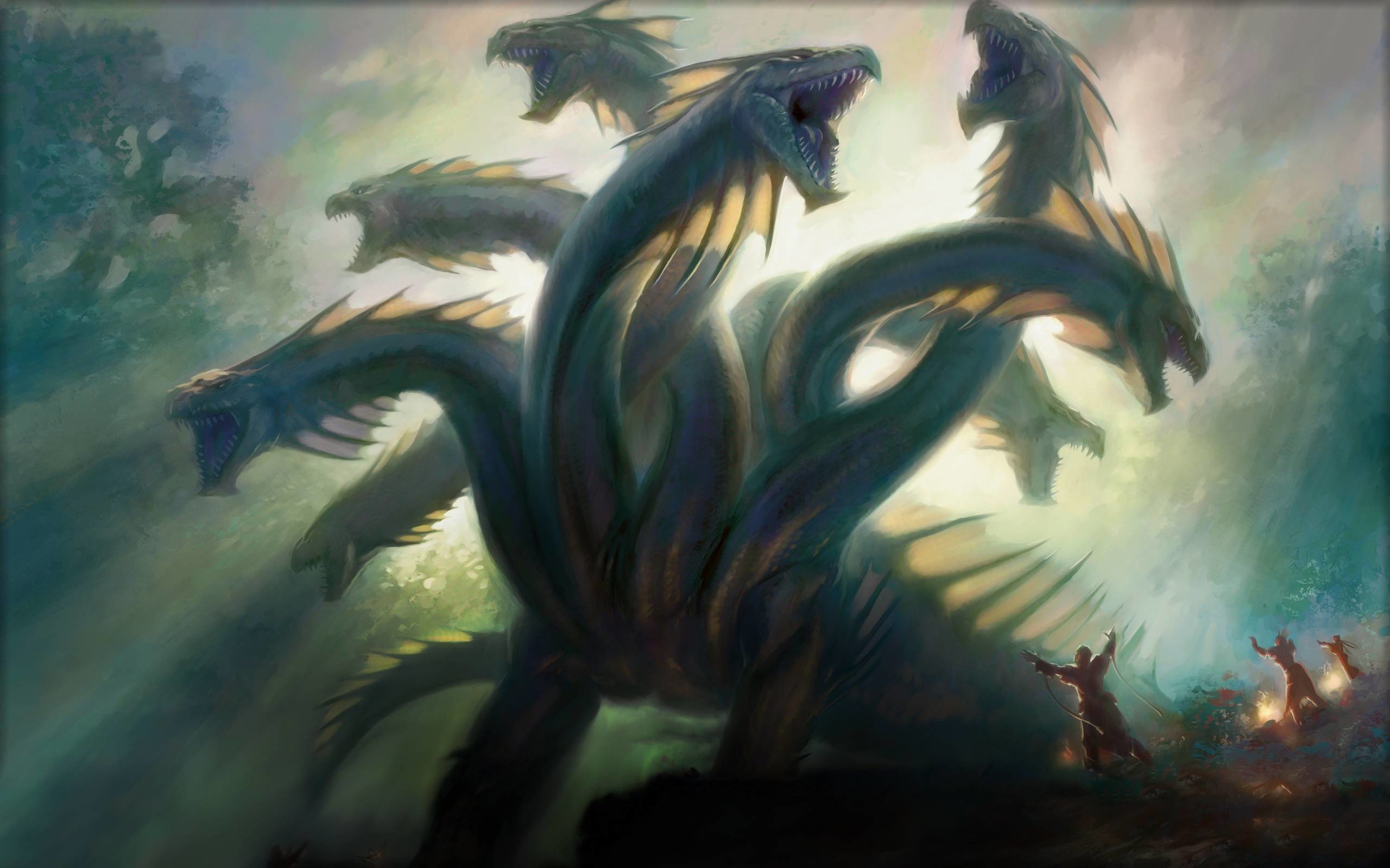 MTG, Idra, Creatura, Foresta, 2K, sfondo per portatile