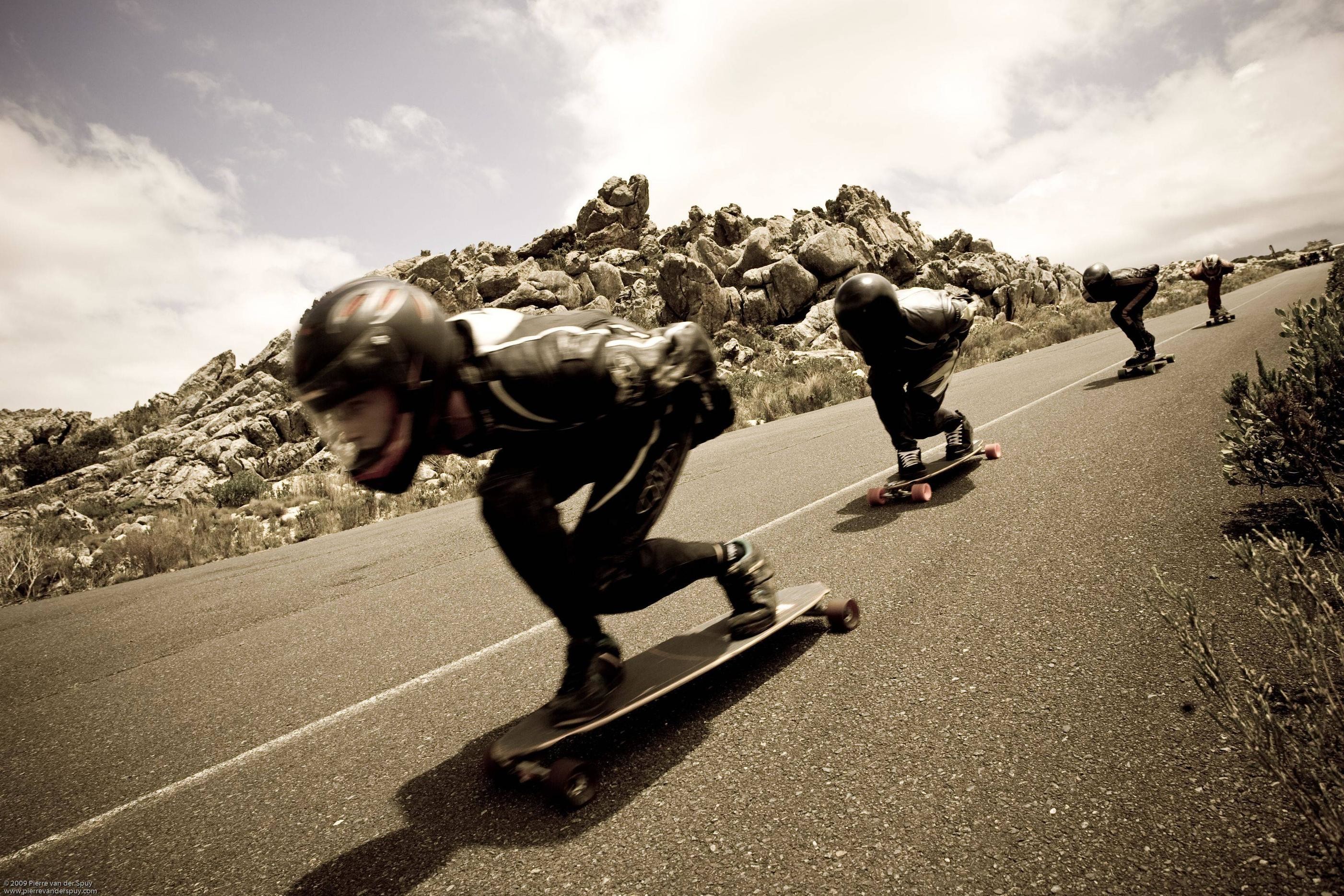 Longboard downhill, Skater, Strada, Discesa, 2K, sfondo per PC e portatile