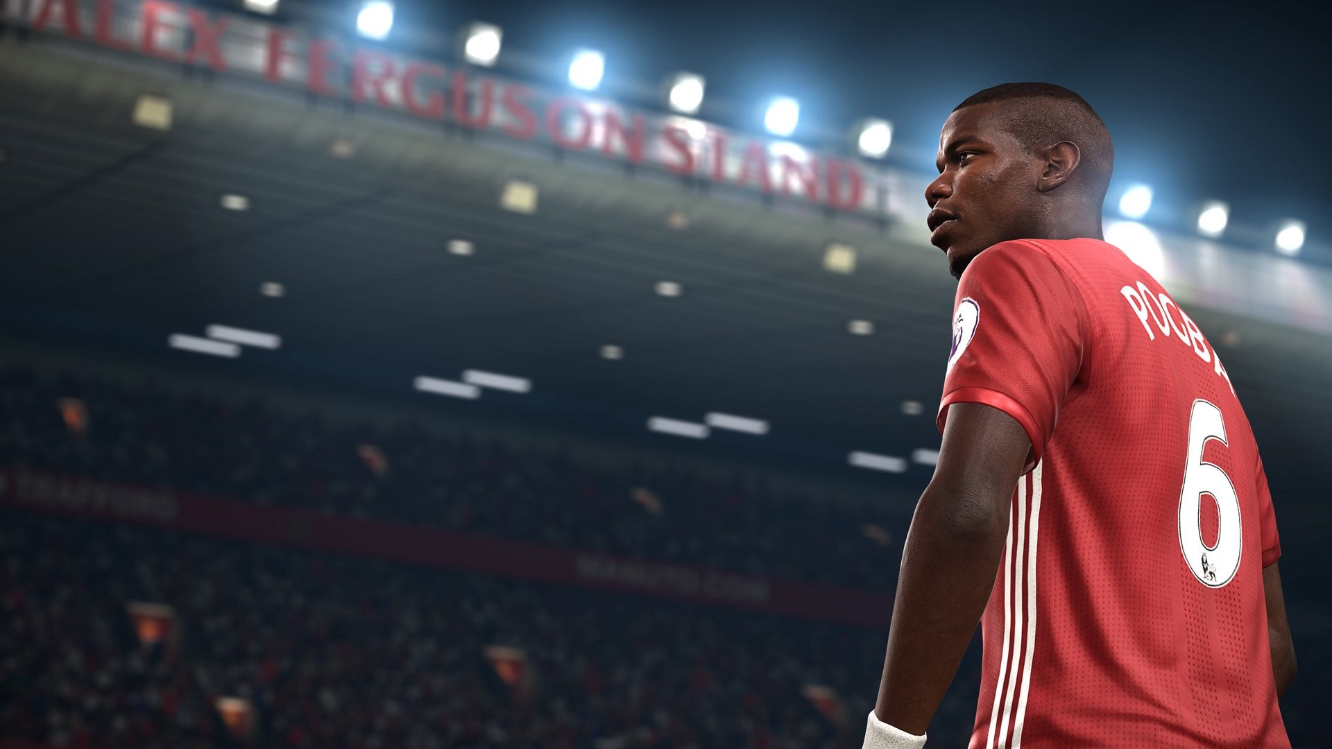 Paul Pogba, FIFA 17, Manchester United, Stadio, 1920x1080, immagine di sfondo
