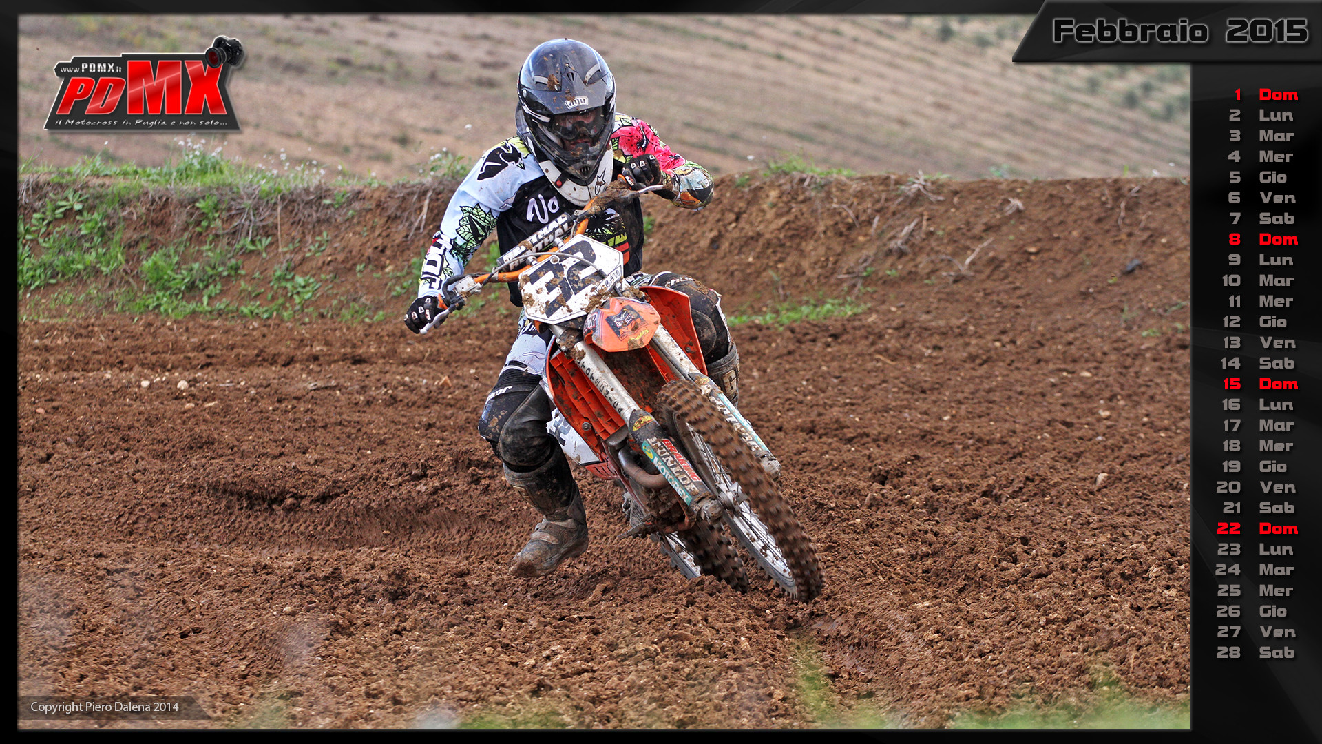 KTM, Motocross, Calendario, Febbraio 2015, Full HD, sfondo per PC