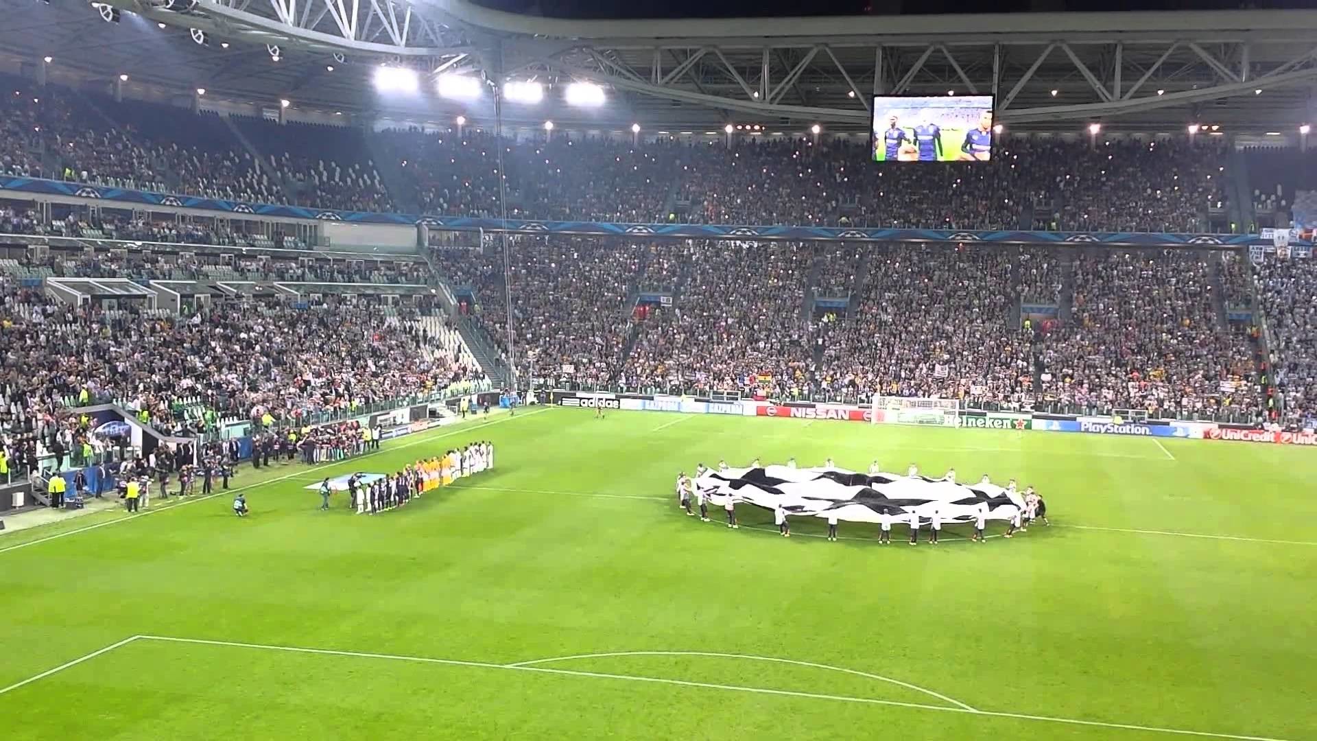 Juventus Stadium, Champions League, Campo da calcio, Tifosi, 1920x1080, immagine di sfondo