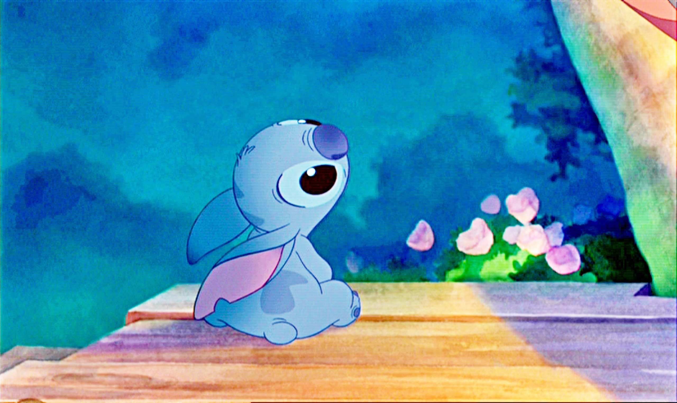 Stitch, Lilo & Stitch, Disney, Acquerello, 2K, sfondo Windows 11