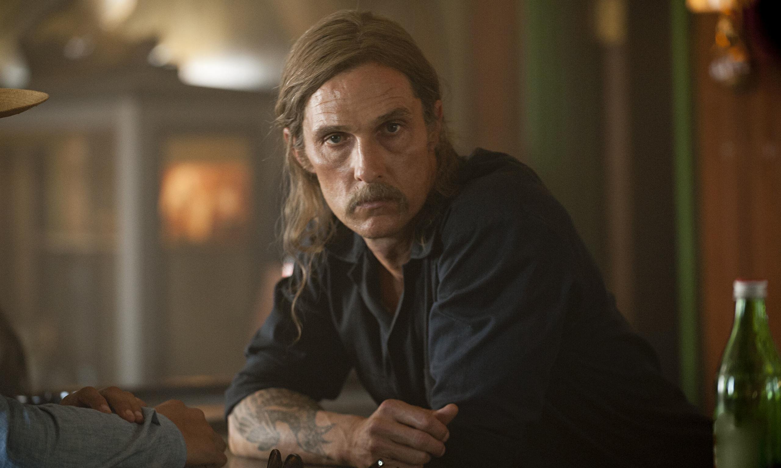 Rust Cohle, Matthew McConaughey, True Detective, Bar, 2K, wallpaper per portatile