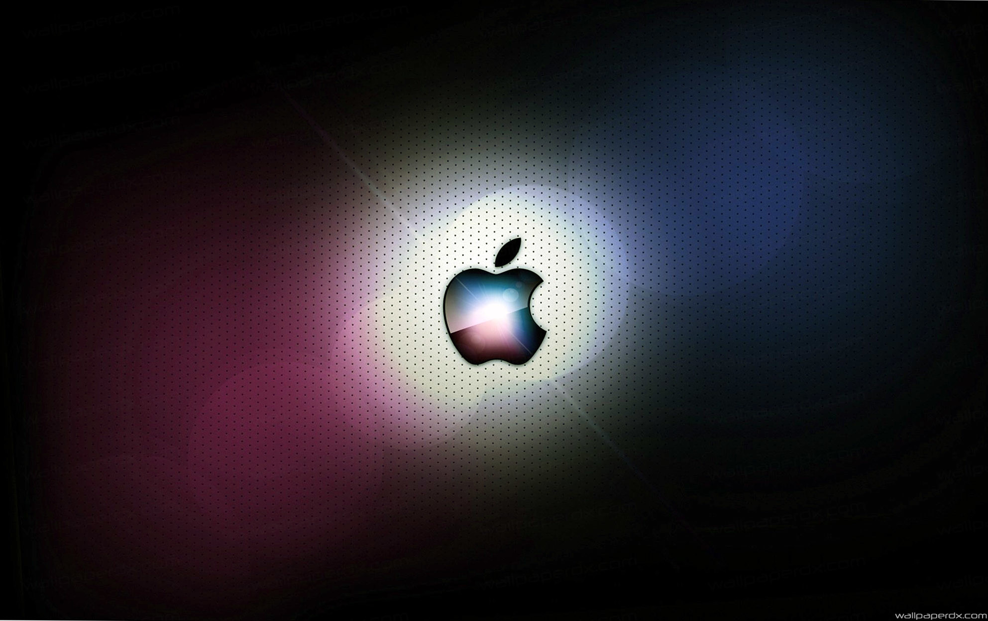 Logo Apple, Apple, Luce, Sfondo scuro, Full HD, wallpaper per portatile