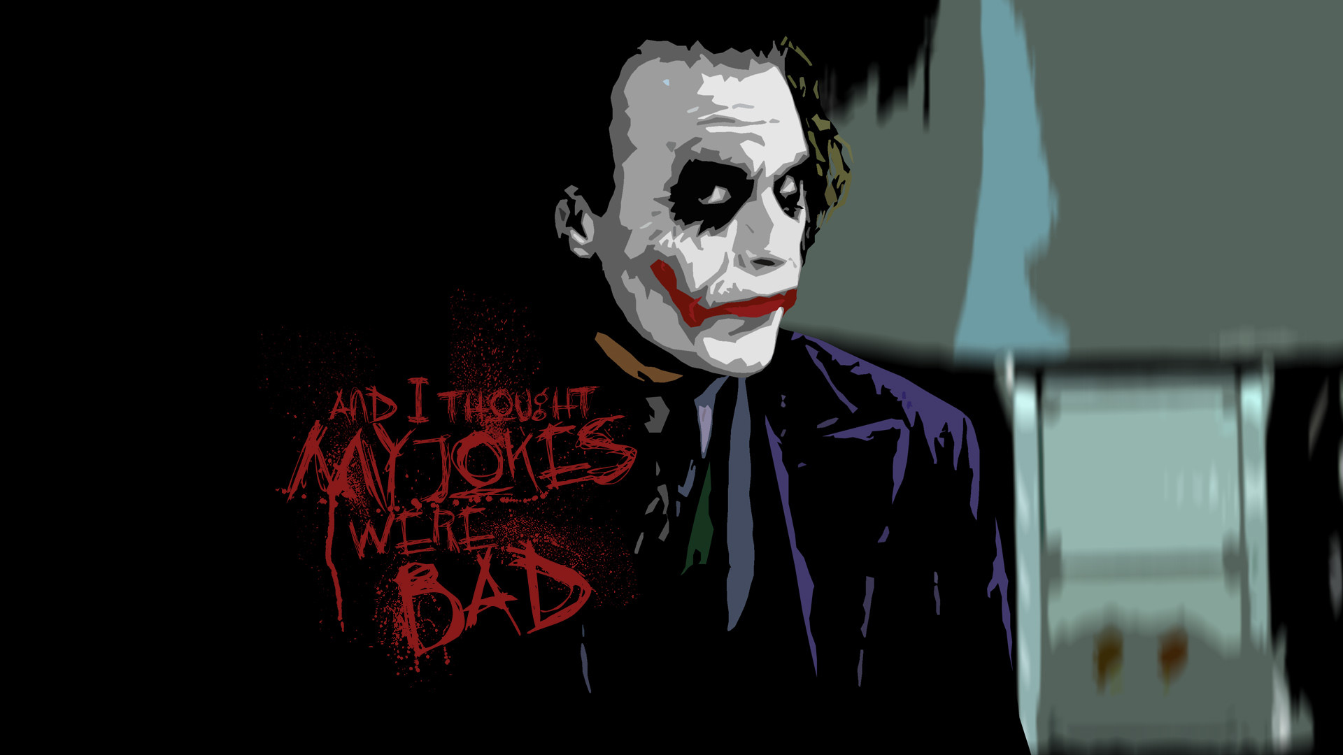 Joker, Heath Ledger, Citazione, Il cavaliere oscuro, Full HD, sfondo Windows 11