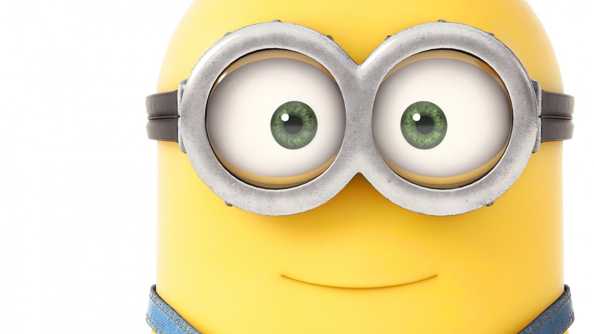 Minions, Primo piano, Occhialoni, 1920x1080, sfondo per PC