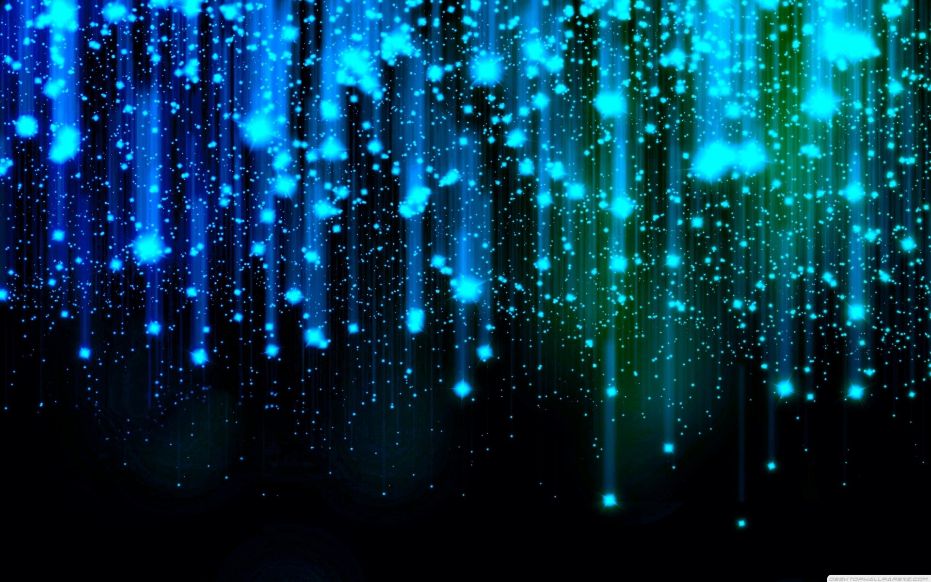 Particelle luminose, Azzurro, Pioggia di luce, 1920x1200, sfondo MacBook Pro