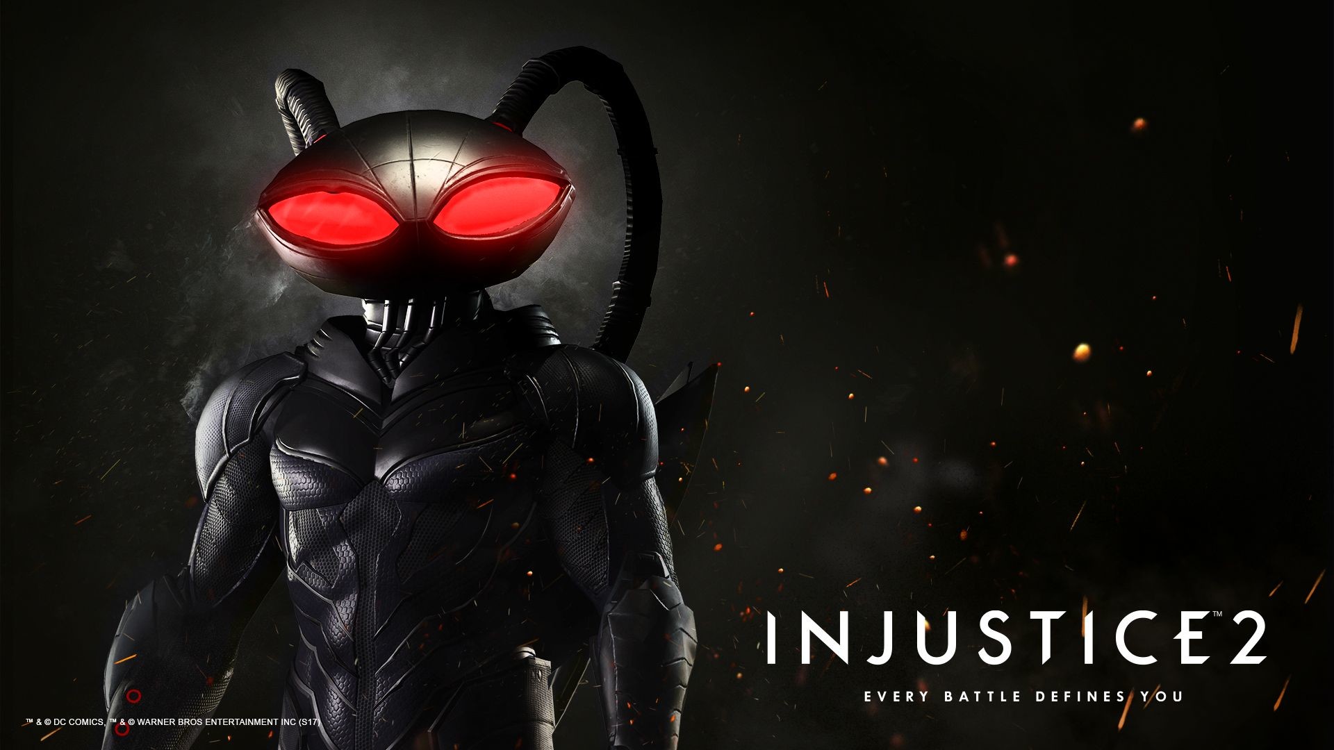 Black Manta, Injustice 2, DC Comics, Videogioco, Occhi rossi, 1920x1080, immagine di sfondo