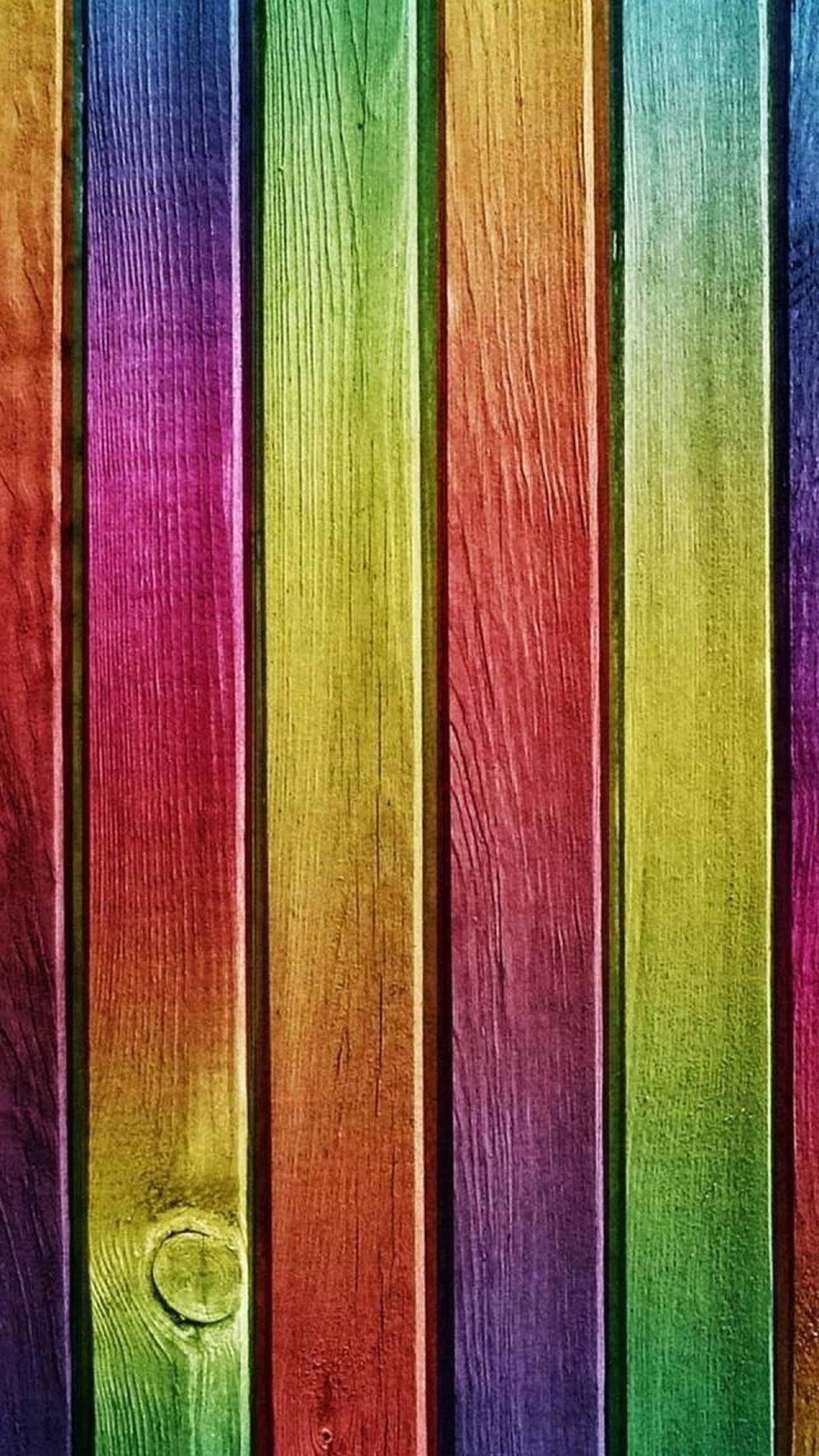 Assi di legno, Arcobaleno, Texture, schermata Home dello smartphone