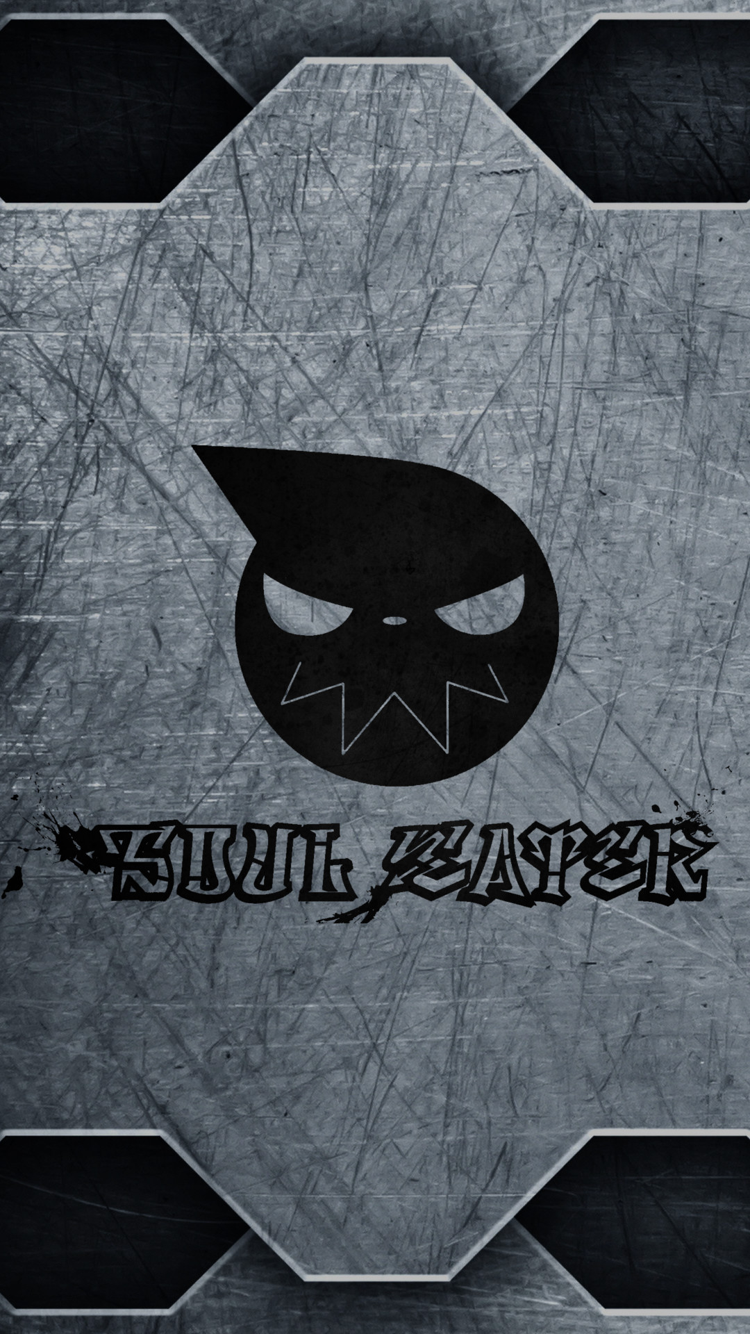 Soul Eater, Shinigami, Anime, Metallo, Logo, sfondo smartphone