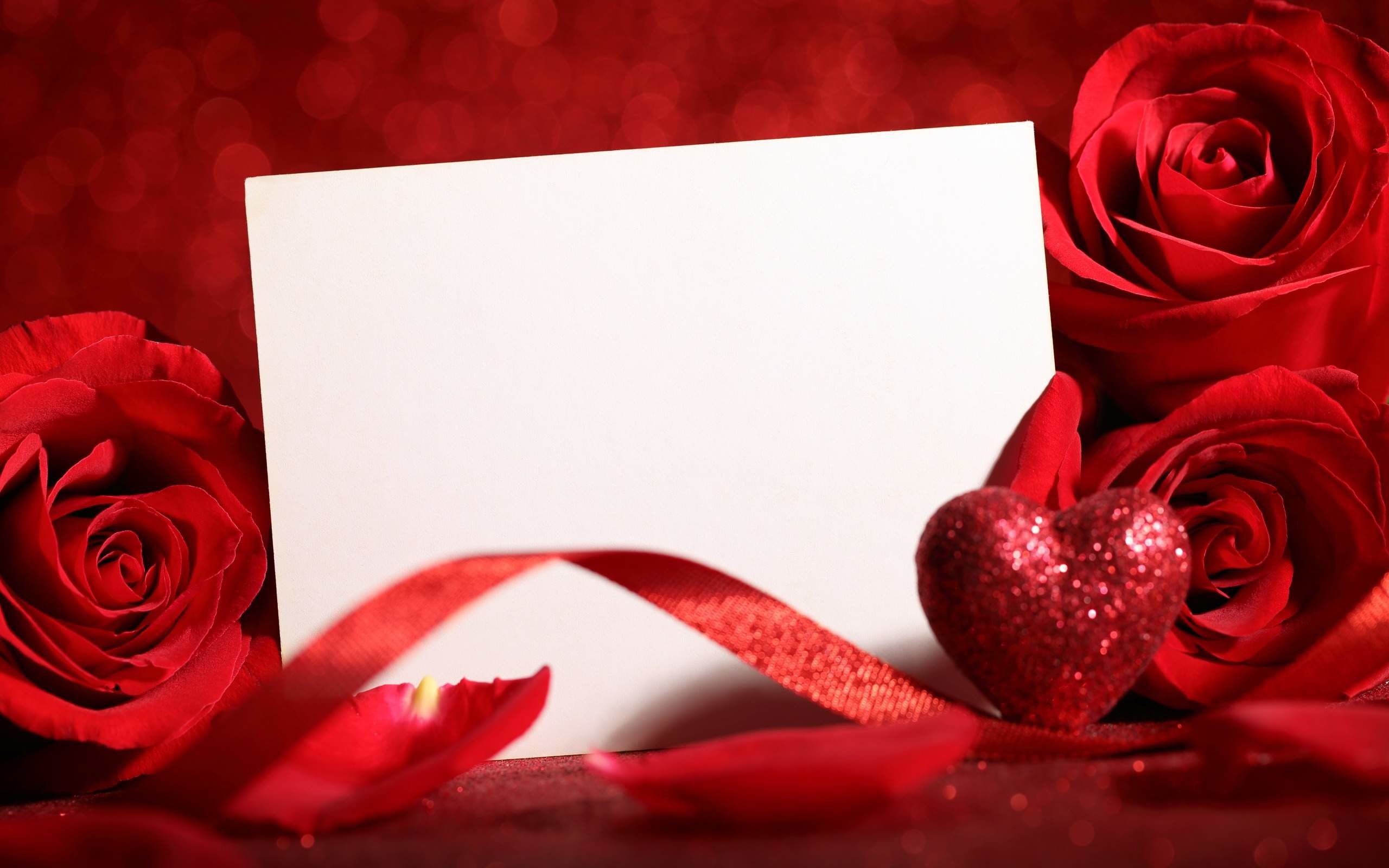 Rose rosse, Biglietto, Cuore glitter, San Valentino, 2K, sfondo desktop
