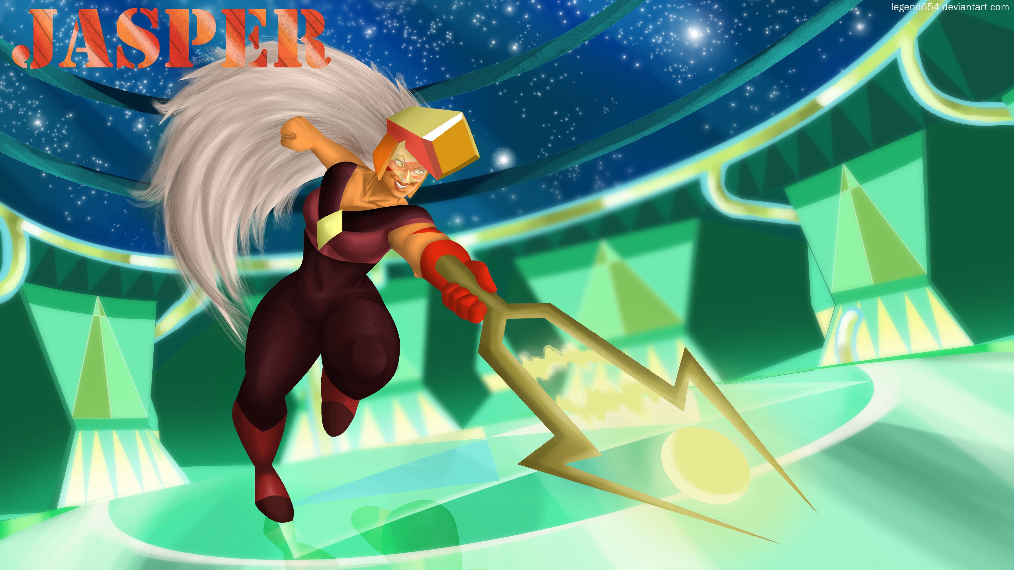 Jasper, Steven Universe, Elmo, Fan art, 2K, sfondo per PC