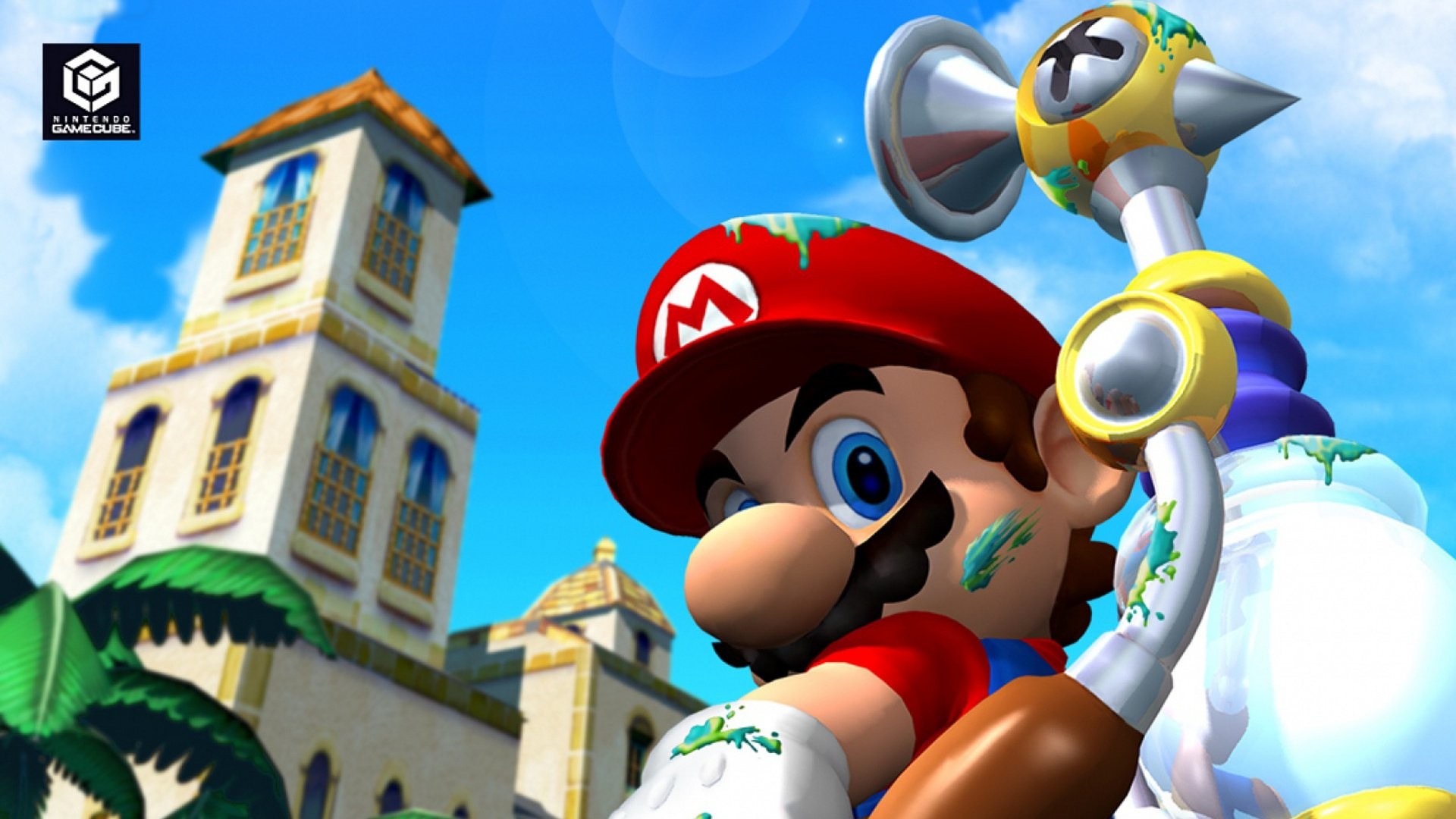 Super Mario Sunshine, Mario, Splac 3000, Delfinia, Full HD, sfondo Windows 11