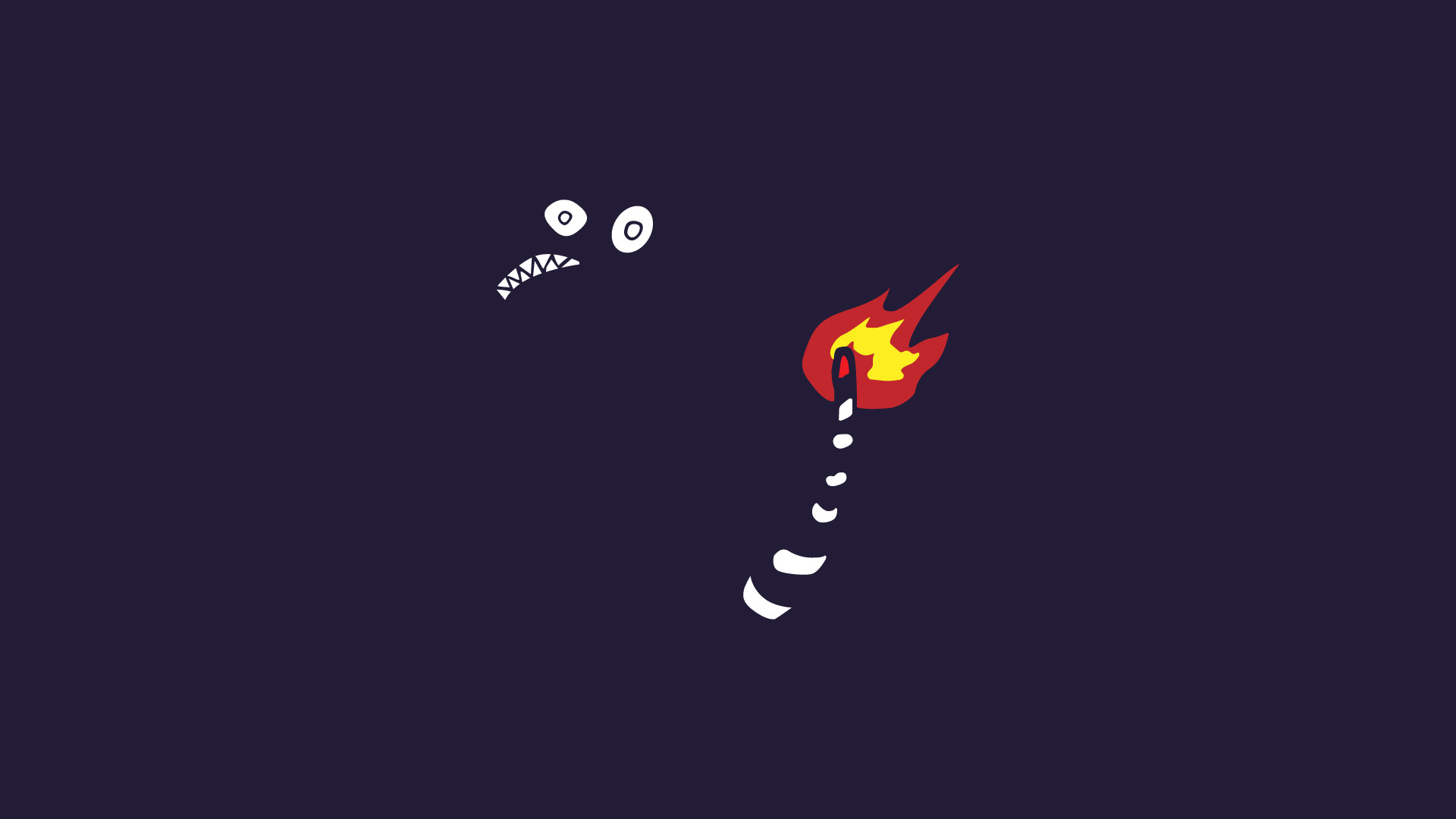 Charmander, Pokémon, Coda di fuoco, Viola scuro, Full HD, sfondo desktop