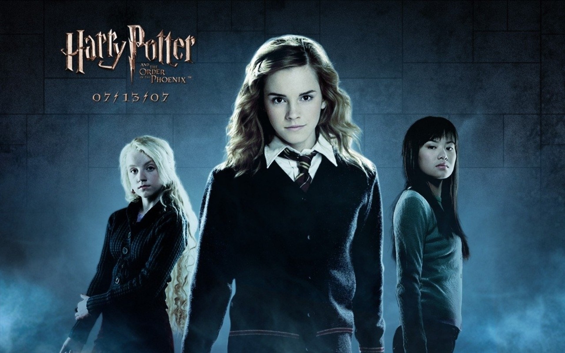 Luna Lovegood, Hermione Granger, Cho Chang, Emma Watson, Harry Potter e l'Ordine della Fenice, Locandina, sfondo per PC