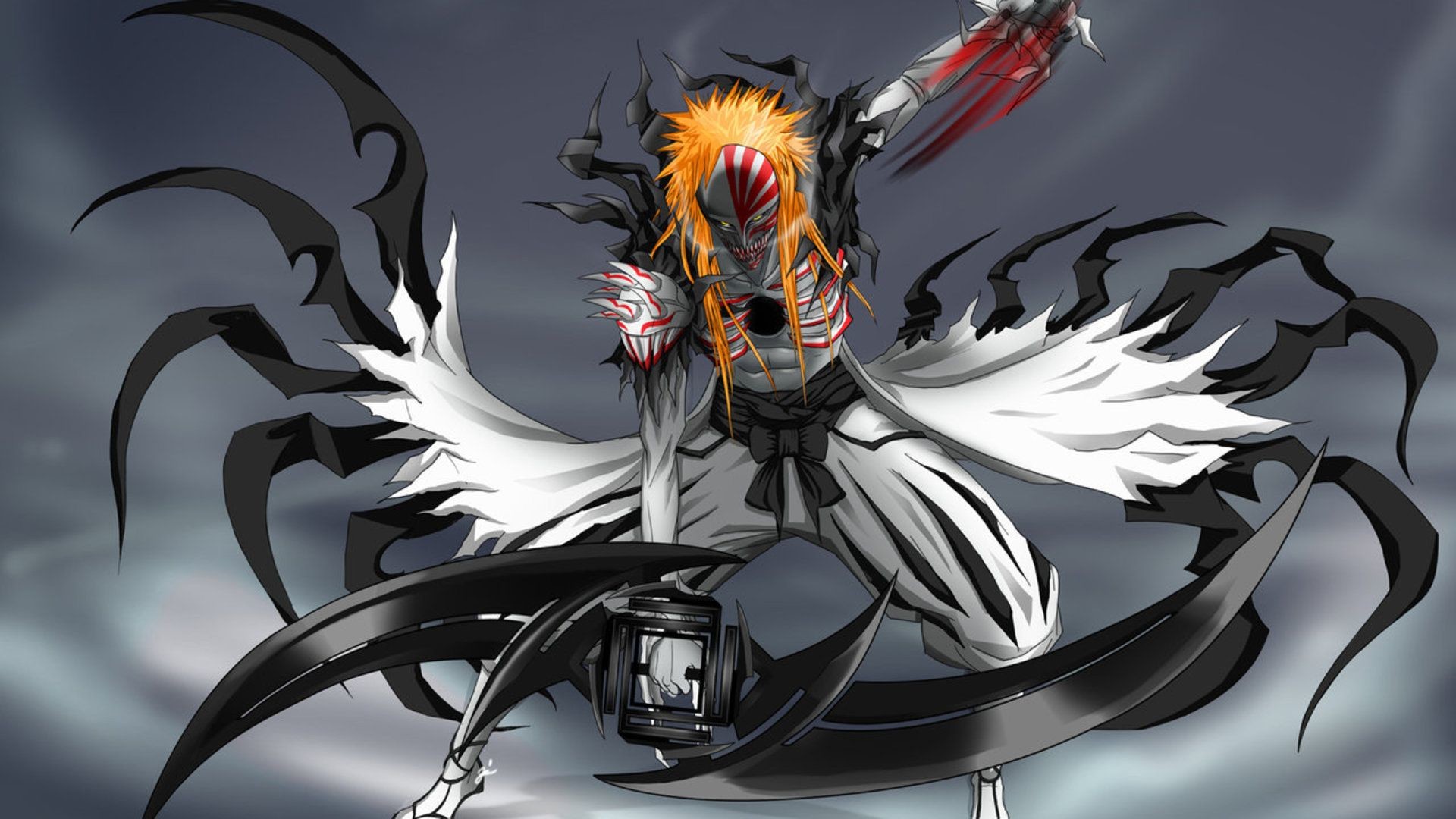 Ichigo Kurosaki, Hollow Ichigo, Bleach, Arrancar, 16:9 Full HD, sfondo widescreen