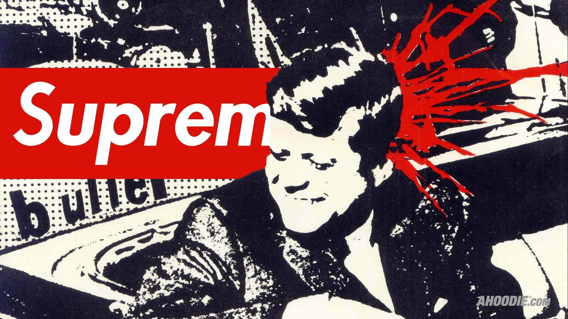 John F. Kennedy, Supreme, Pop art, Bianco e nero, 1920x1080, sfondo per PC