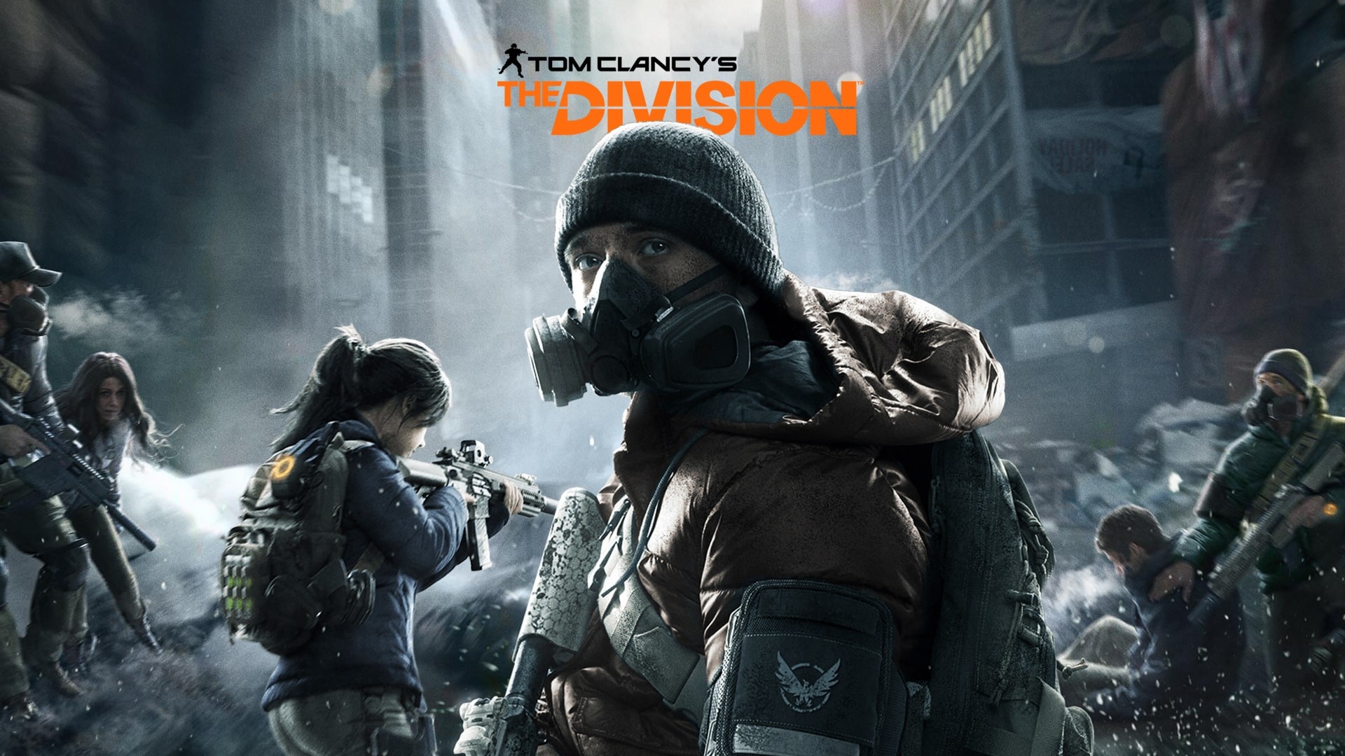 Tom Clancy's The Division, Agenti, Maschera antigas, Logo, Full HD, sfondo per portatile