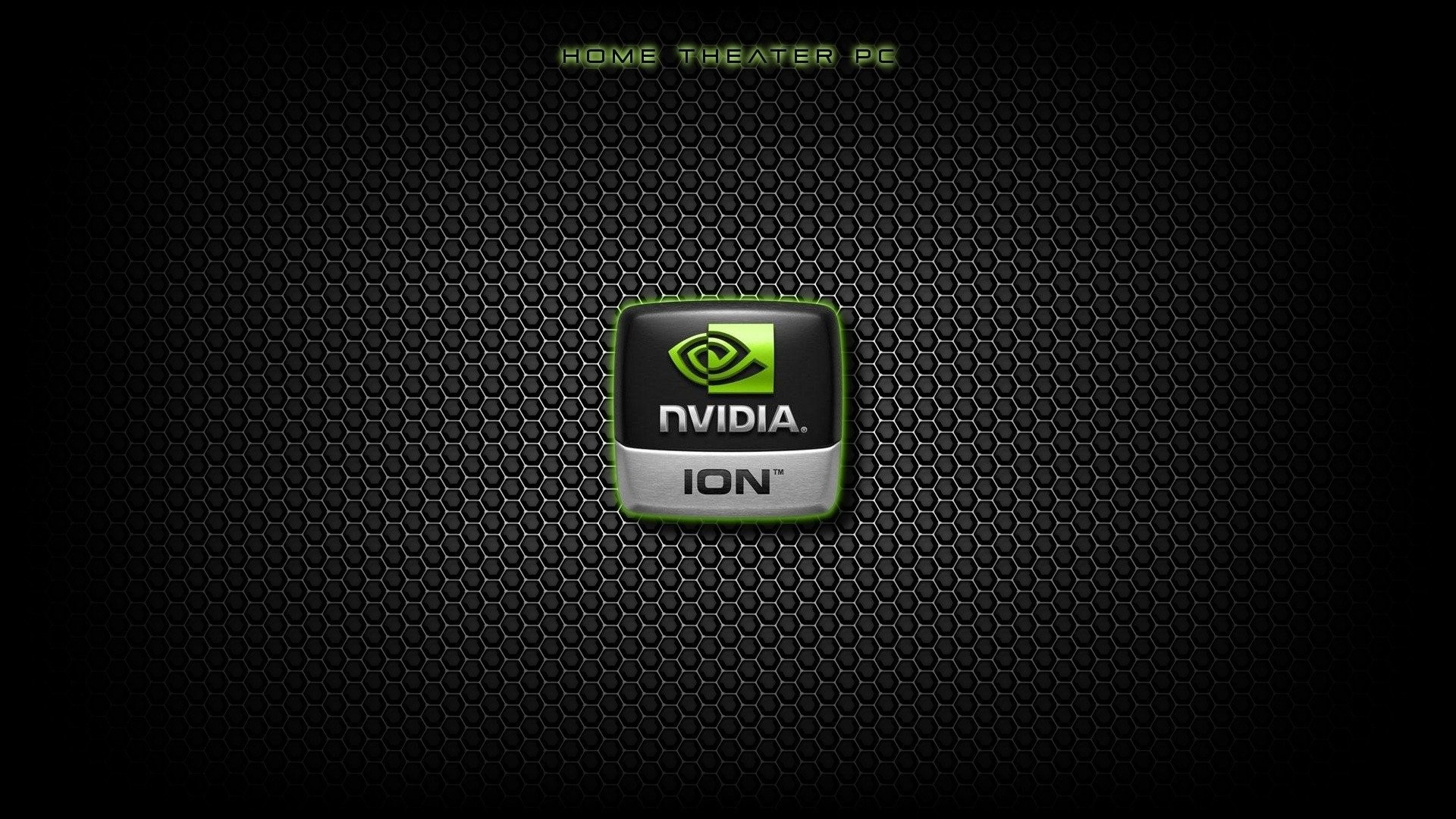 Nvidia ION, Nvidia, Home theater PC, Logo, Full HD, sfondo per portatile