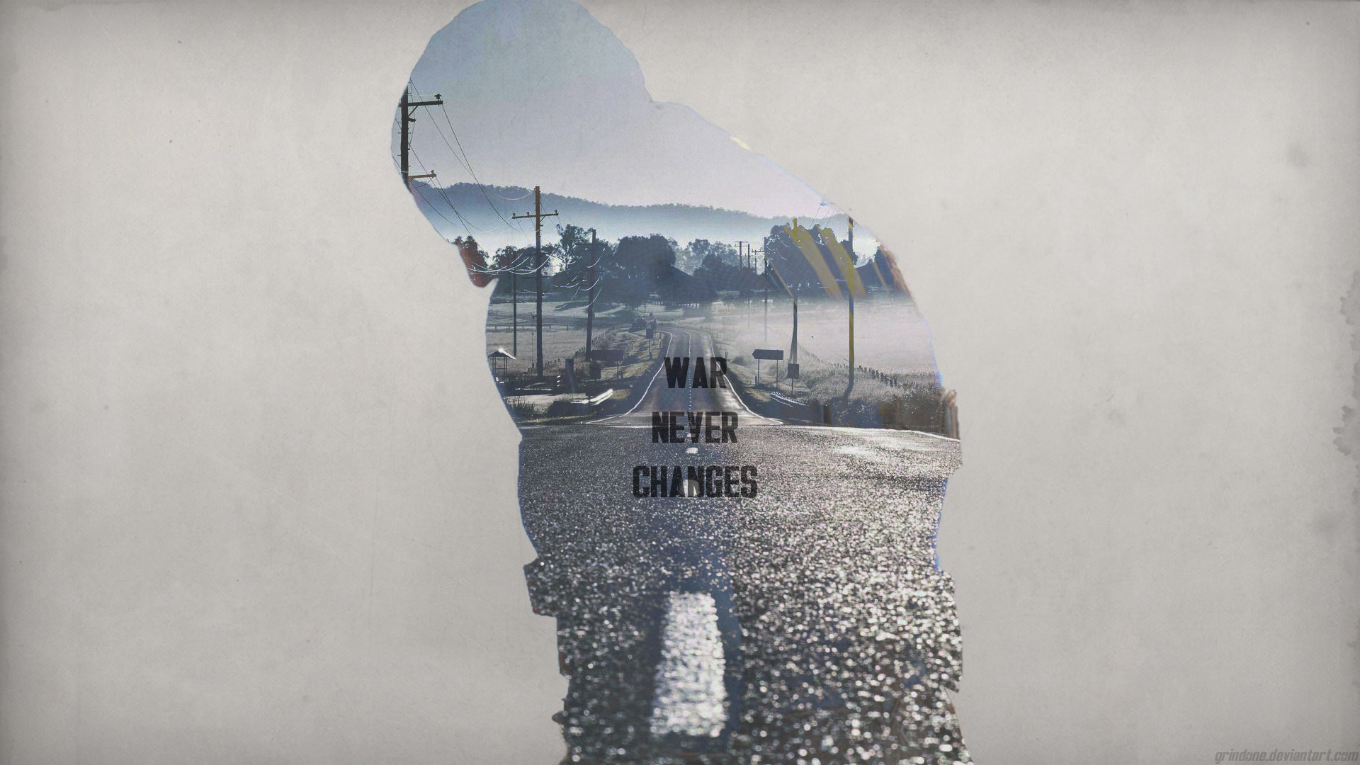 Fallout 4, War Never Changes, Doppia esposizione, Strada, Full HD, sfondo per portatile