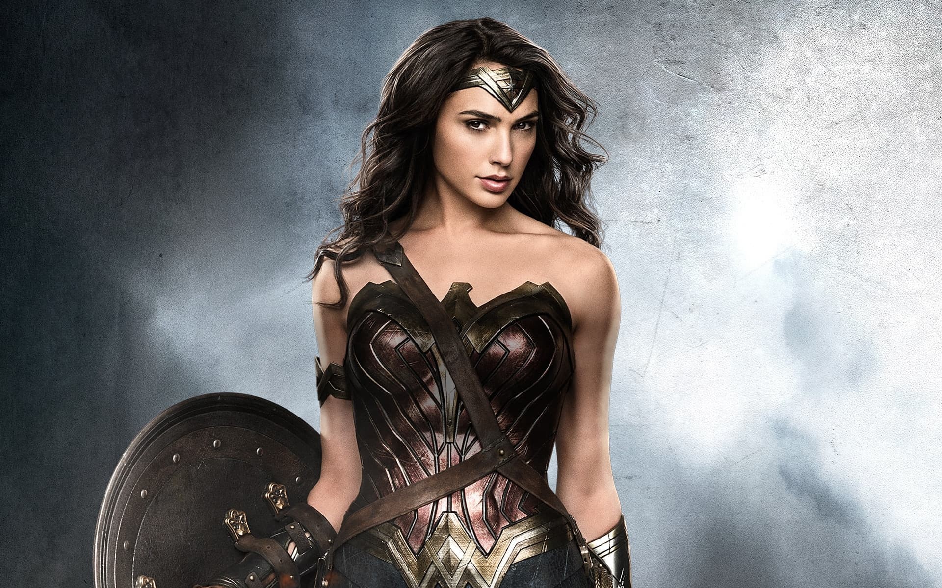 Wonder Woman, Gal Gadot, Scudo, Armatura, 1920x1200, immagine di sfondo