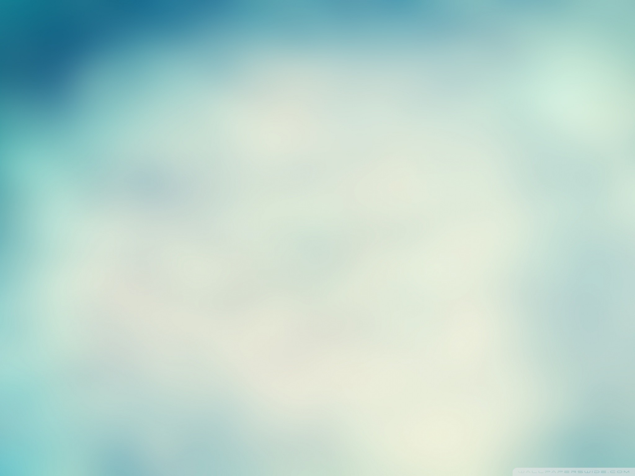 Azzurro, Verde acqua, Sfocato, Pastello, Astratto, Full HD, schermata di blocco iPad