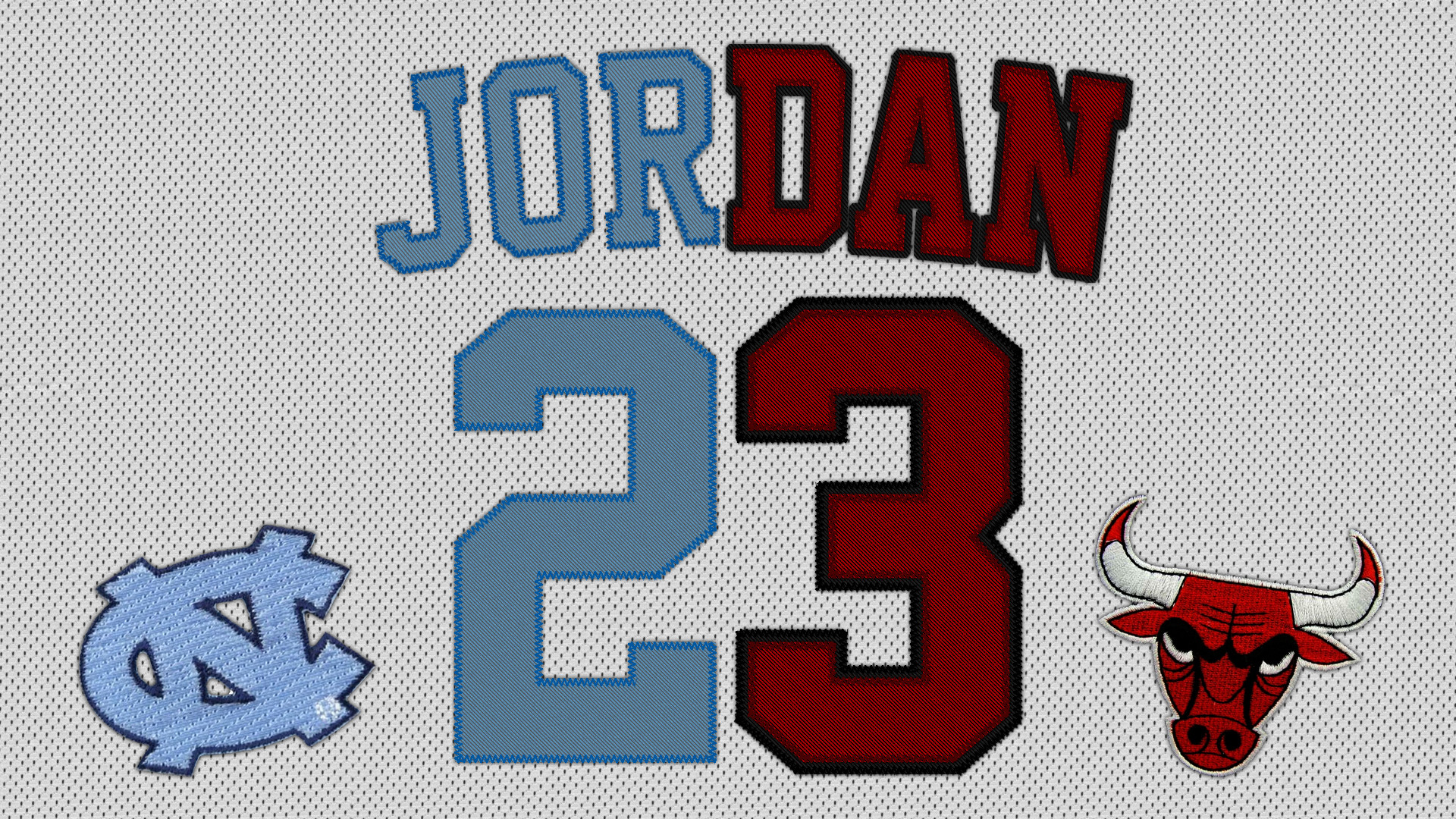 Numero 23, North Carolina Tar Heels, Chicago Bulls, Logo, Full HD, sfondo desktop
