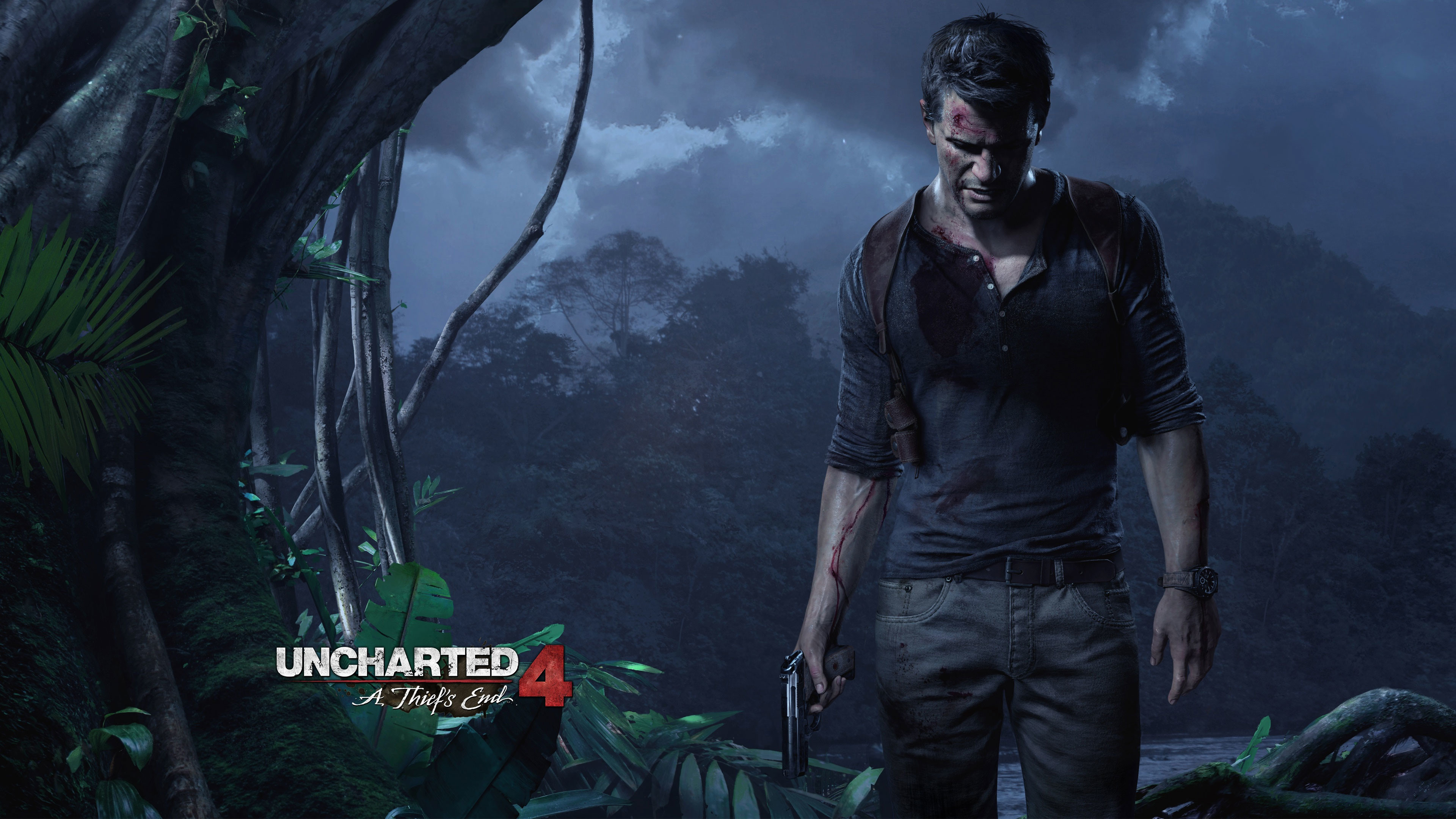 Nathan Drake, Uncharted 4: Fine di un ladro, Videogioco, Giungla, sfondo desktop 2160p