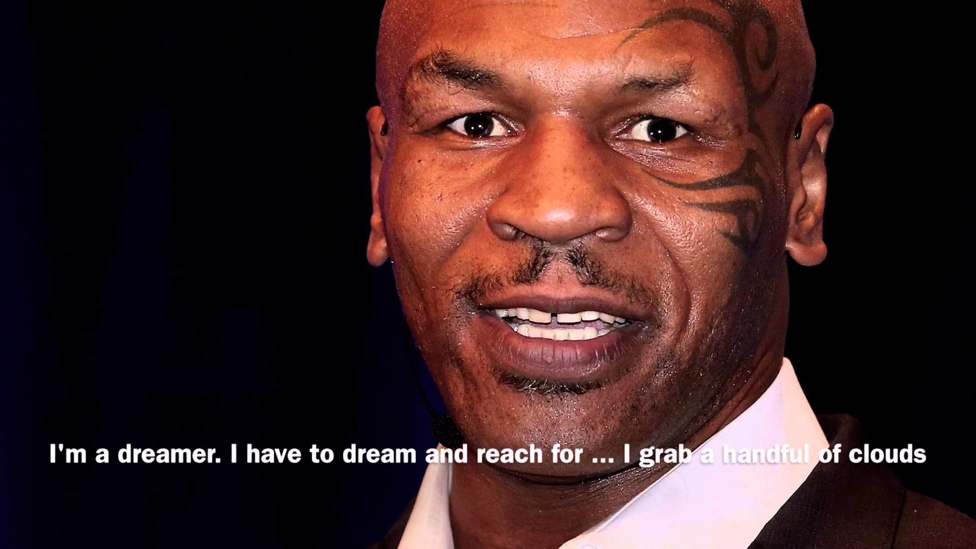 Mike Tyson, Citazione, Tatuaggio sul viso, Sorriso, Full HD, sfondo desktop