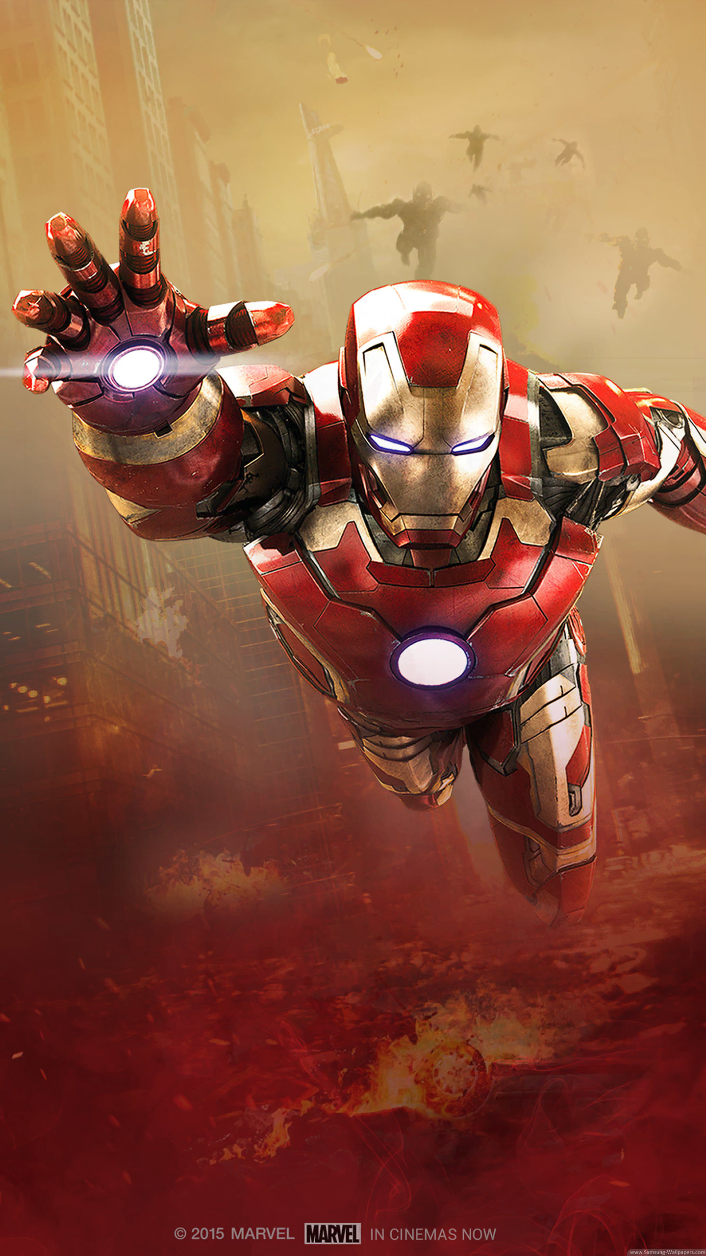 Iron Man, Marvel, Volo, Armatura, sfondo per iPhone e Android