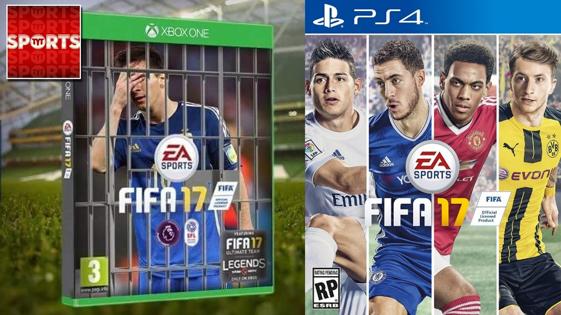 FIFA 17, Copertina, Xbox One, PS4, Parodia, 1920x1080, immagine di sfondo
