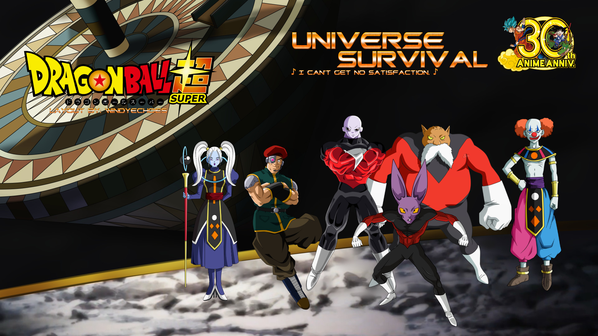 Saga della sopravvivenza dell'universo, Jiren, Toppo, Dyspo, Belmod, Dragon Ball Super, sfondo desktop