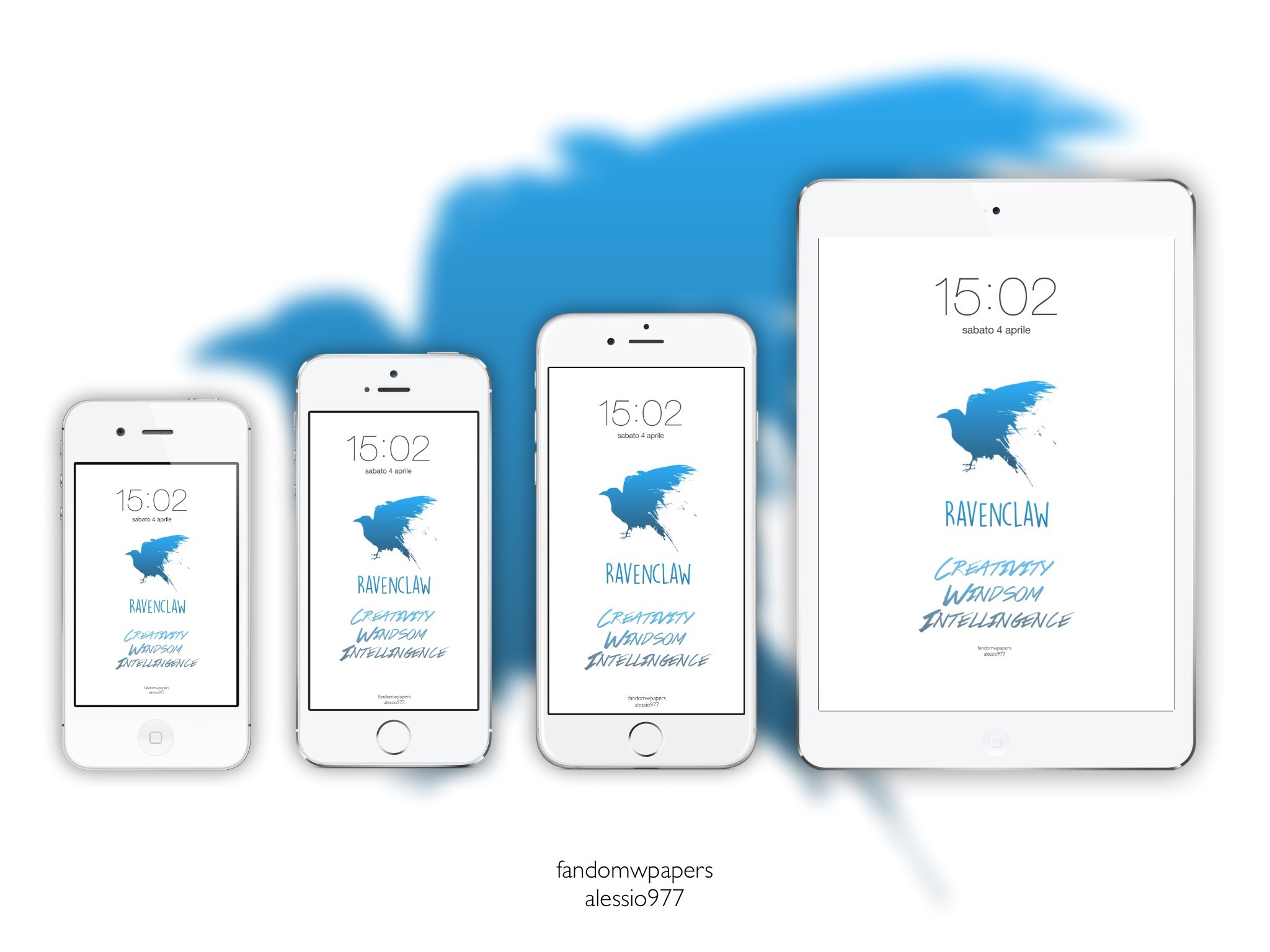 Corvonero, Harry Potter, Lockscreen, Aquila blu, sfondo per iPad e tablet