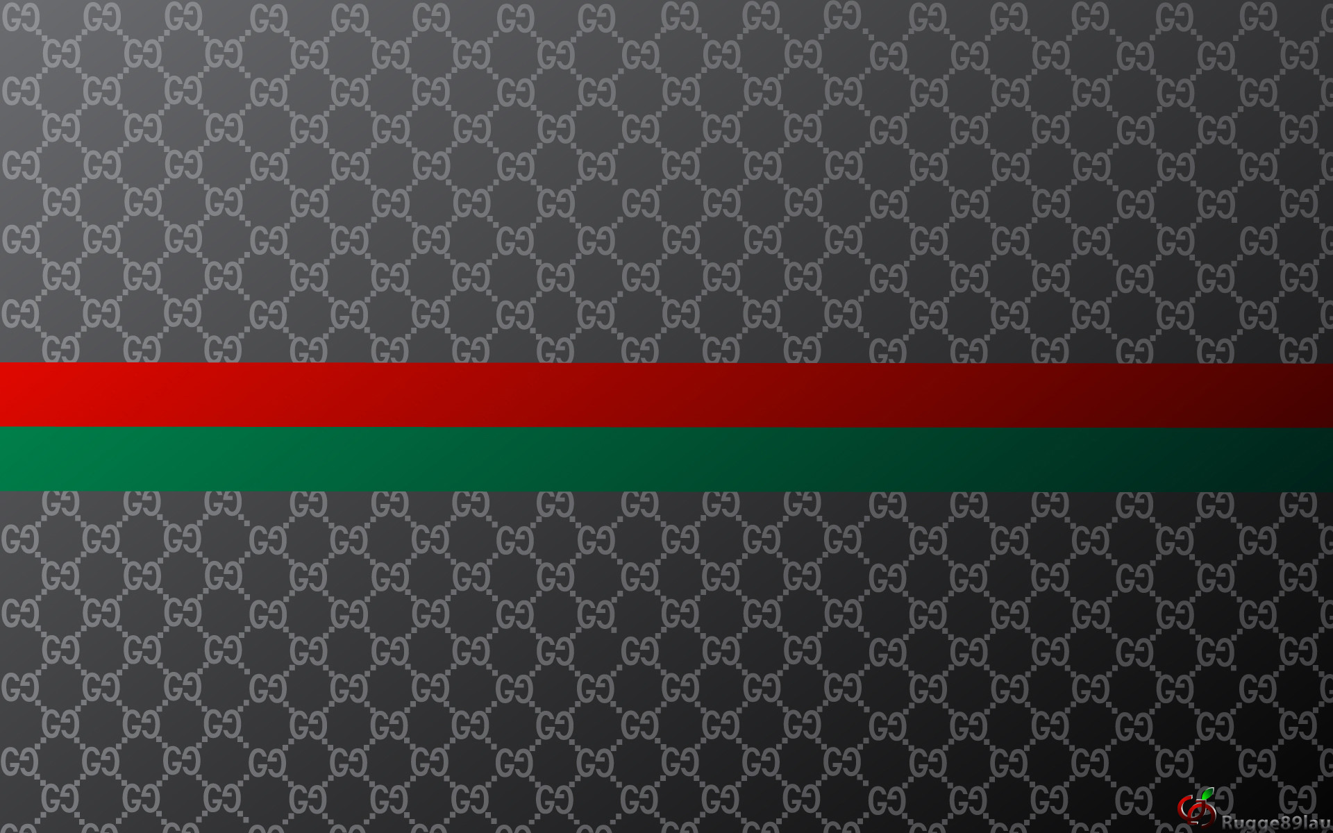 Gucci, Monogramma GG, Banda web, Grigio, Full HD, sfondo per portatile