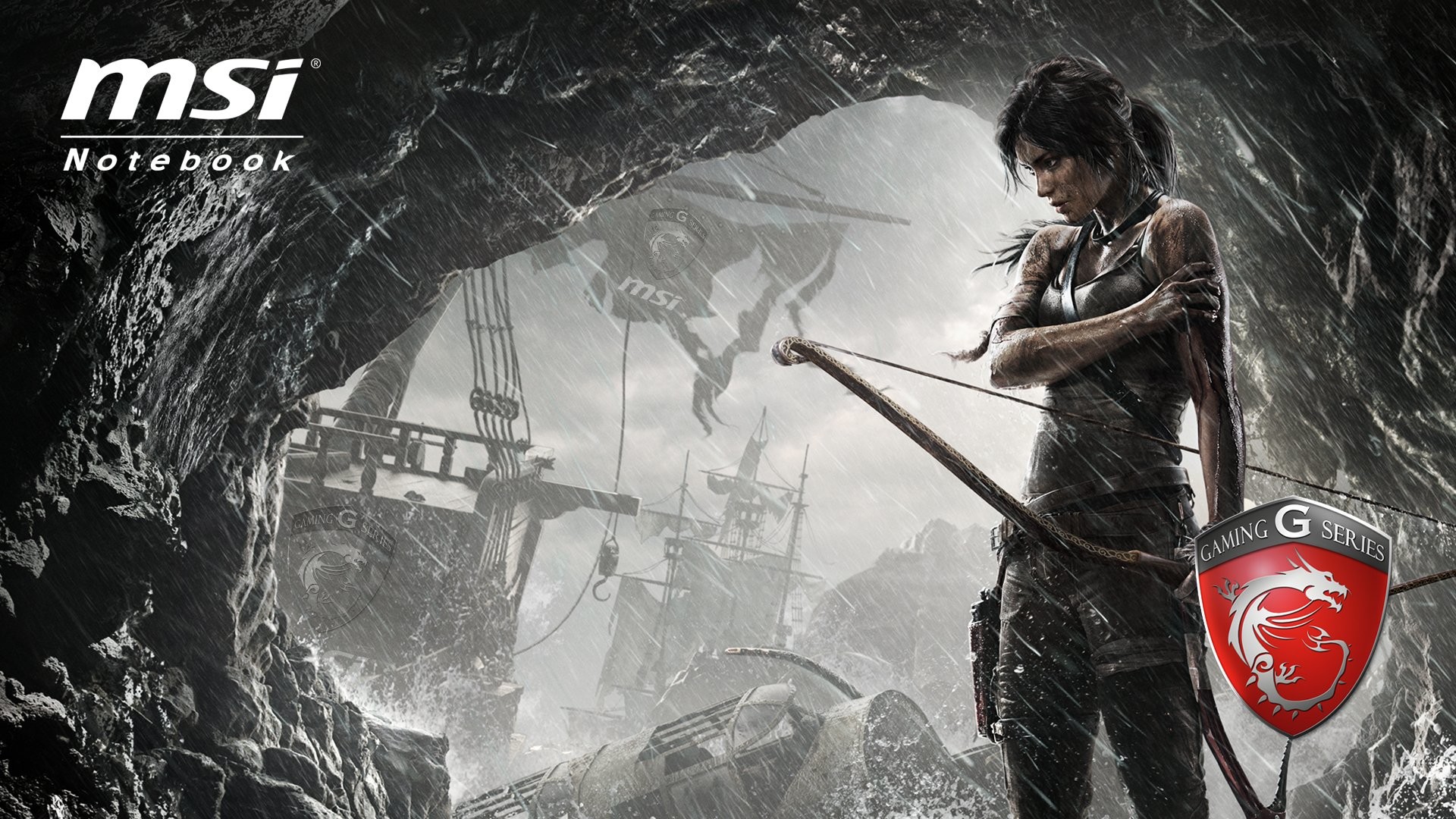 MSI, Notebook, Lara Croft, Tomb Raider, Gaming Series, Full HD, sfondo per portatile