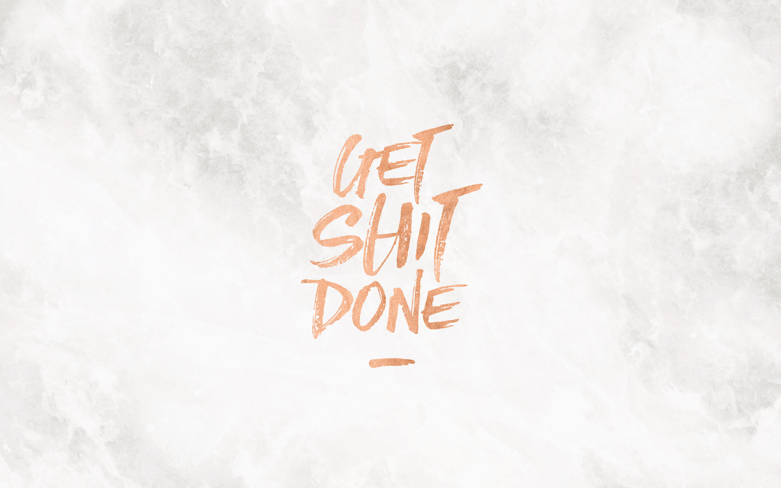 Get shit done, Citazione, Marmo bianco, Lettering, 2560x1600, immagine di sfondo