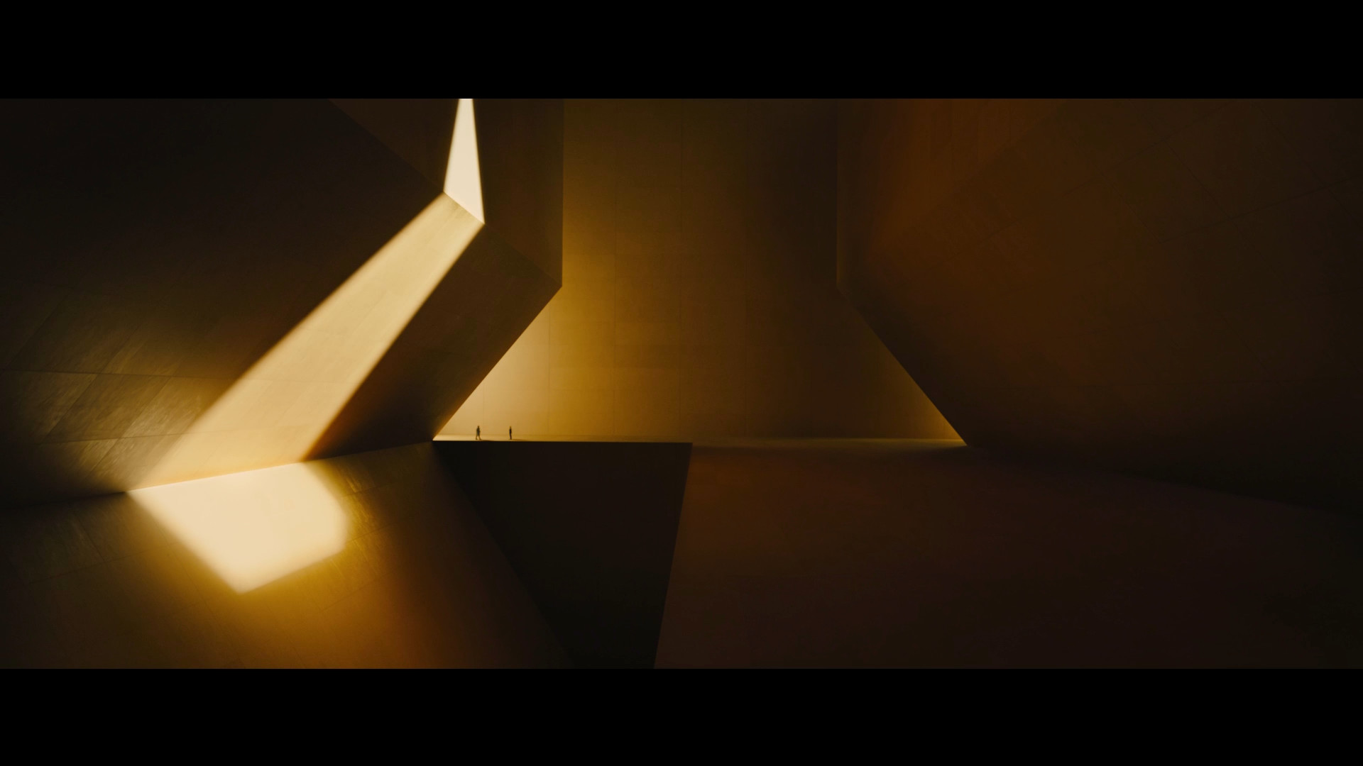 Blade Runner 2049, Wallace Corporation, Architettura, Luce dorata, Minimalista, wallpaper desktop